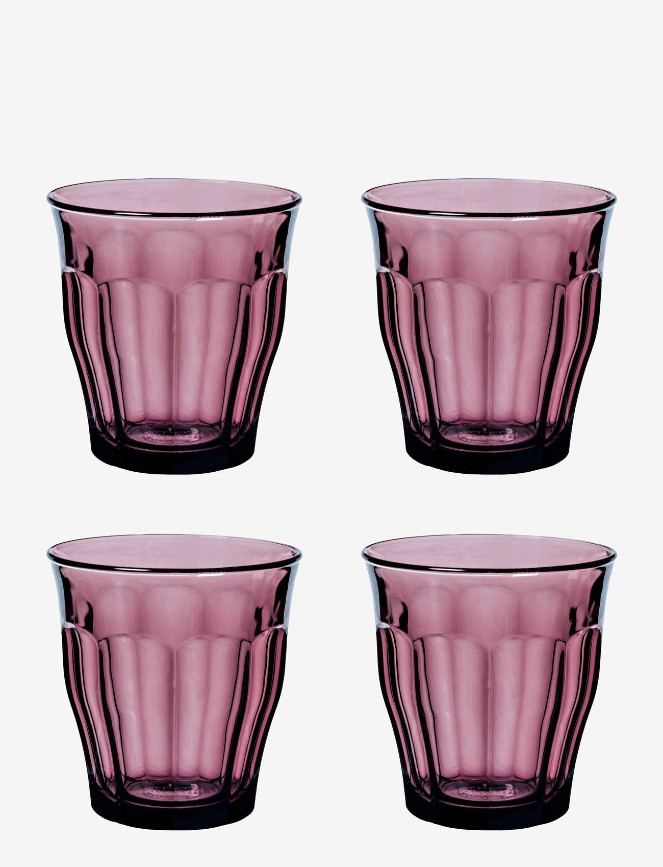 Duralex - Picardie Tumbler x 4 - drikkeglas - plum - 1