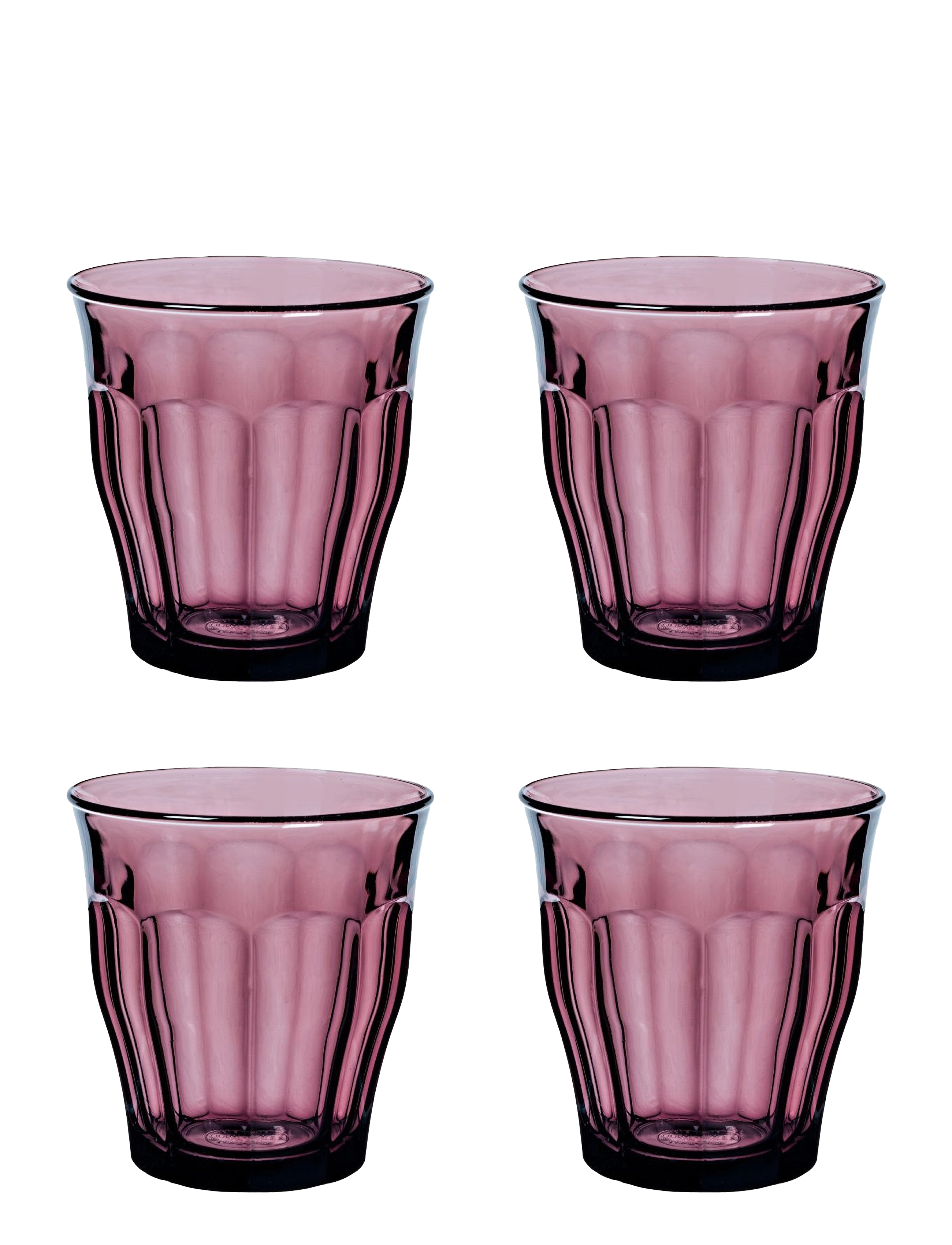 Duralex Picardie Tumbler x 4 - Glas - PLUM / purple