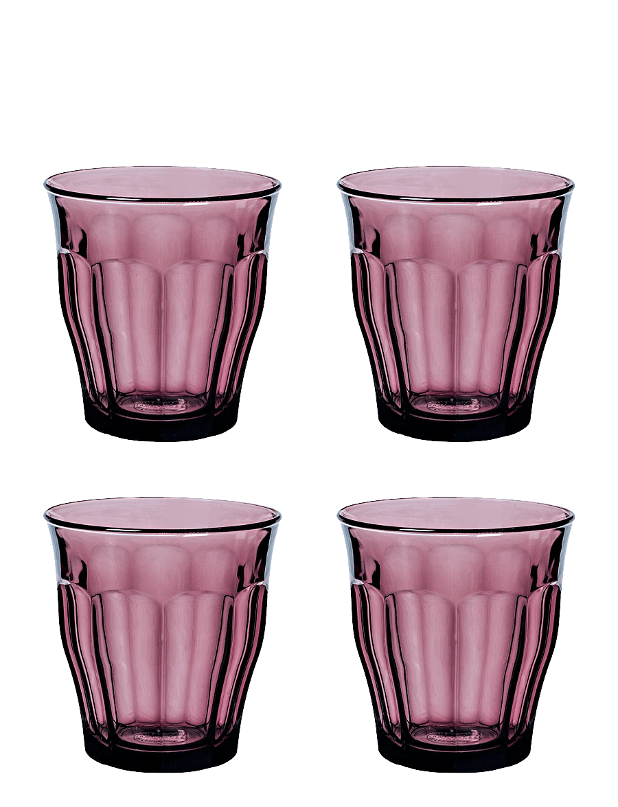 Duralex - Picardie Tumbler x 4 - die niedrigsten preise - plum - 0