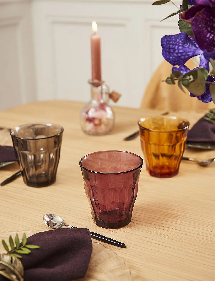 Duralex - Picardie Tumbler x 4 - die niedrigsten preise - plum - 2