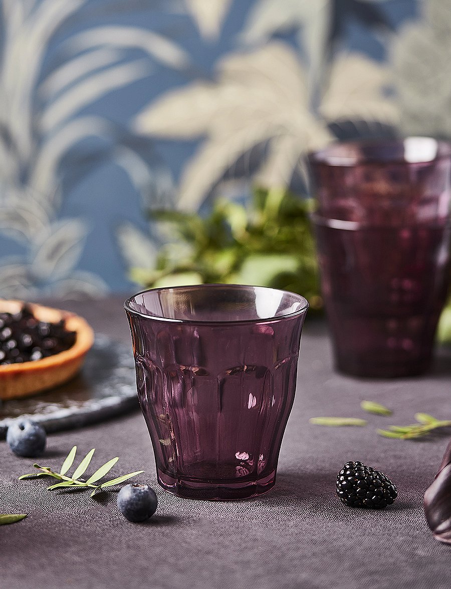 Duralex - Picardie Tumbler x 4 - die niedrigsten preise - plum - 4