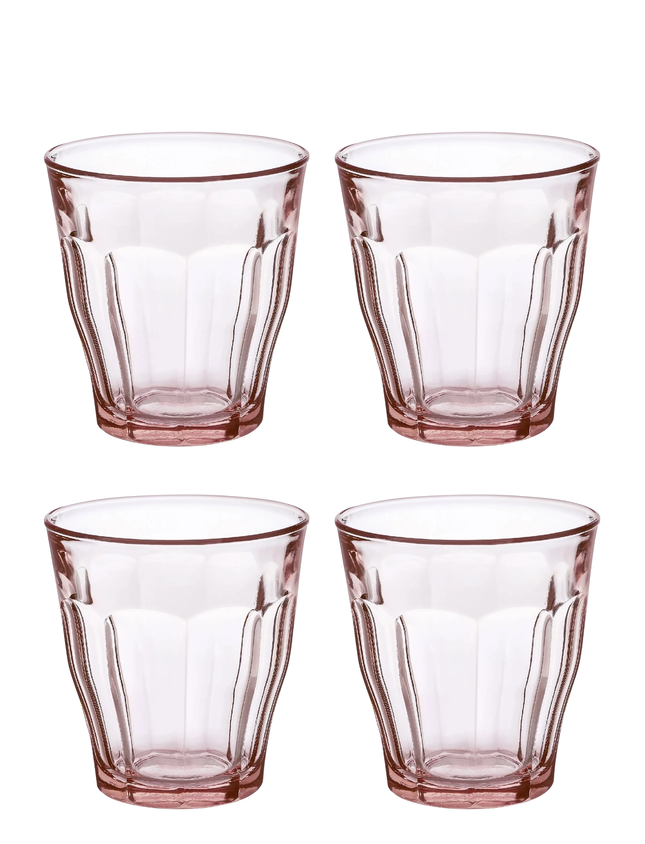 Duralex Picardie Tumbler 4-pack - Kampagne - PINK / pink/rose