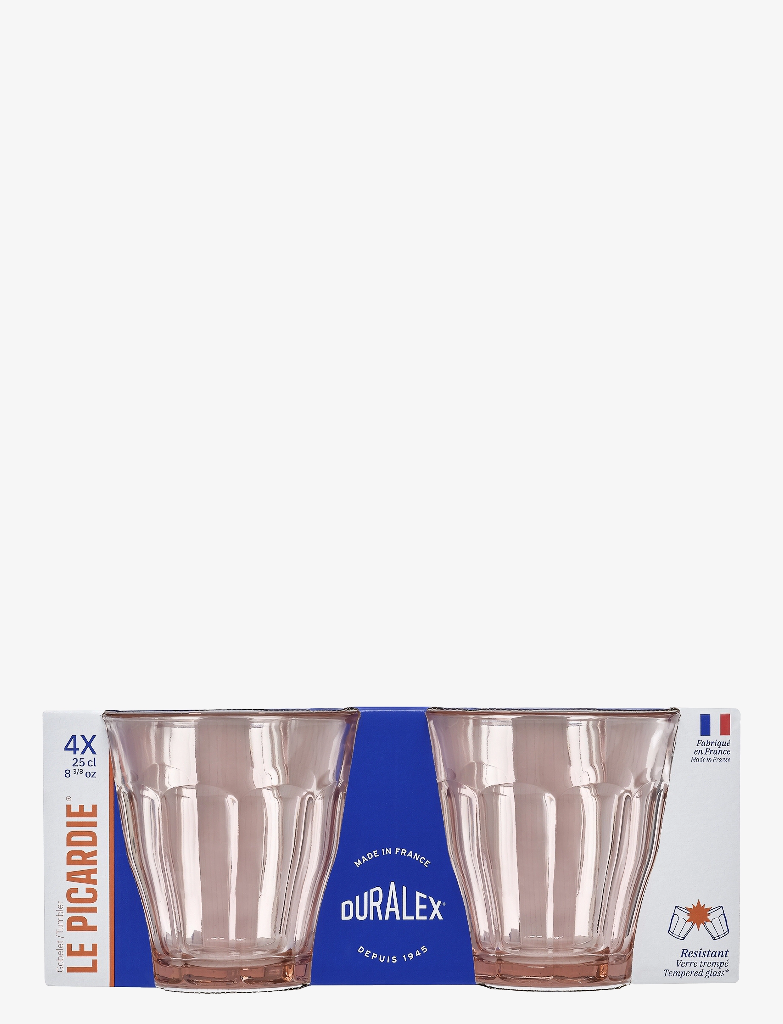 Duralex - Picardie Tumbler 4-pack - trinkgläser - pink - 3
