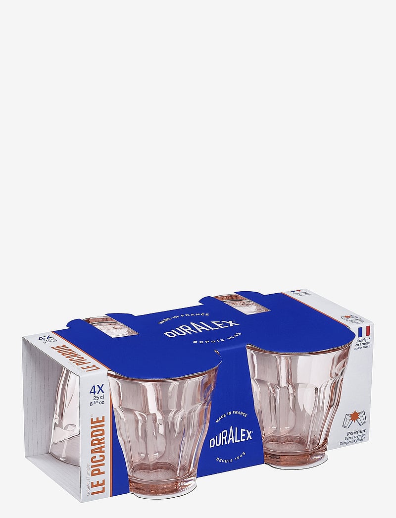 Duralex - Picardie Tumbler 4-pack - die niedrigsten preise - pink - 5