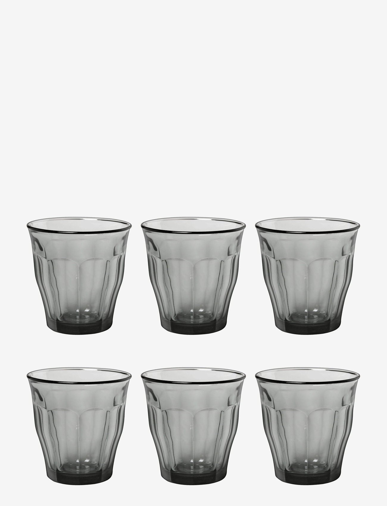 Duralex - Picardie Tumbler x 6 - joogiklaasid - grey - 1