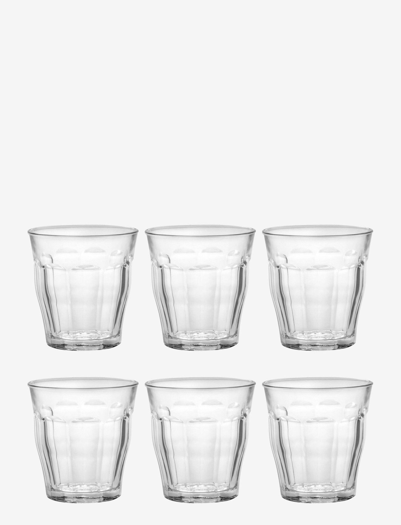 Duralex - Picardie Tumbler x 6 - glāzes un kausi - clear - 1