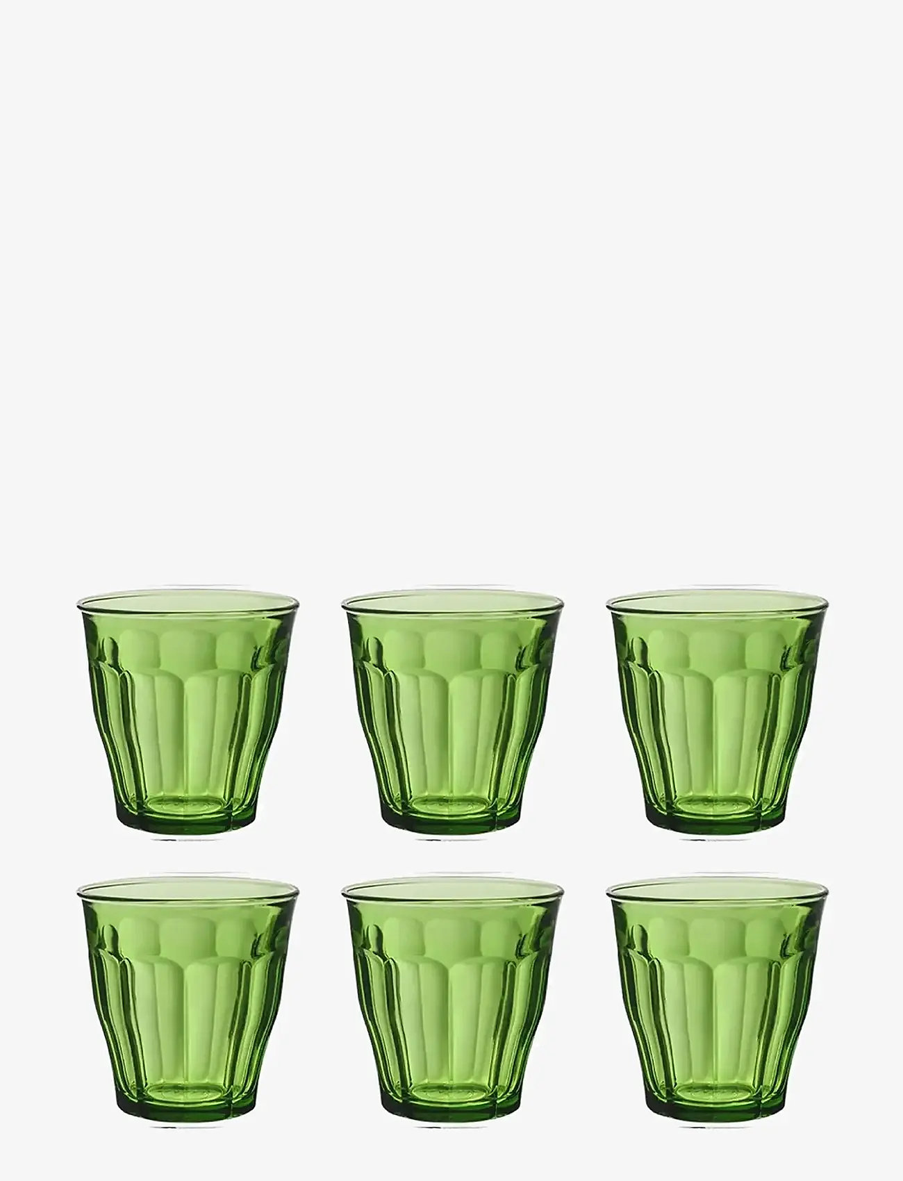 Duralex Dricks x 6 PICARDIE DURALEX® - Servering - 1005 / green