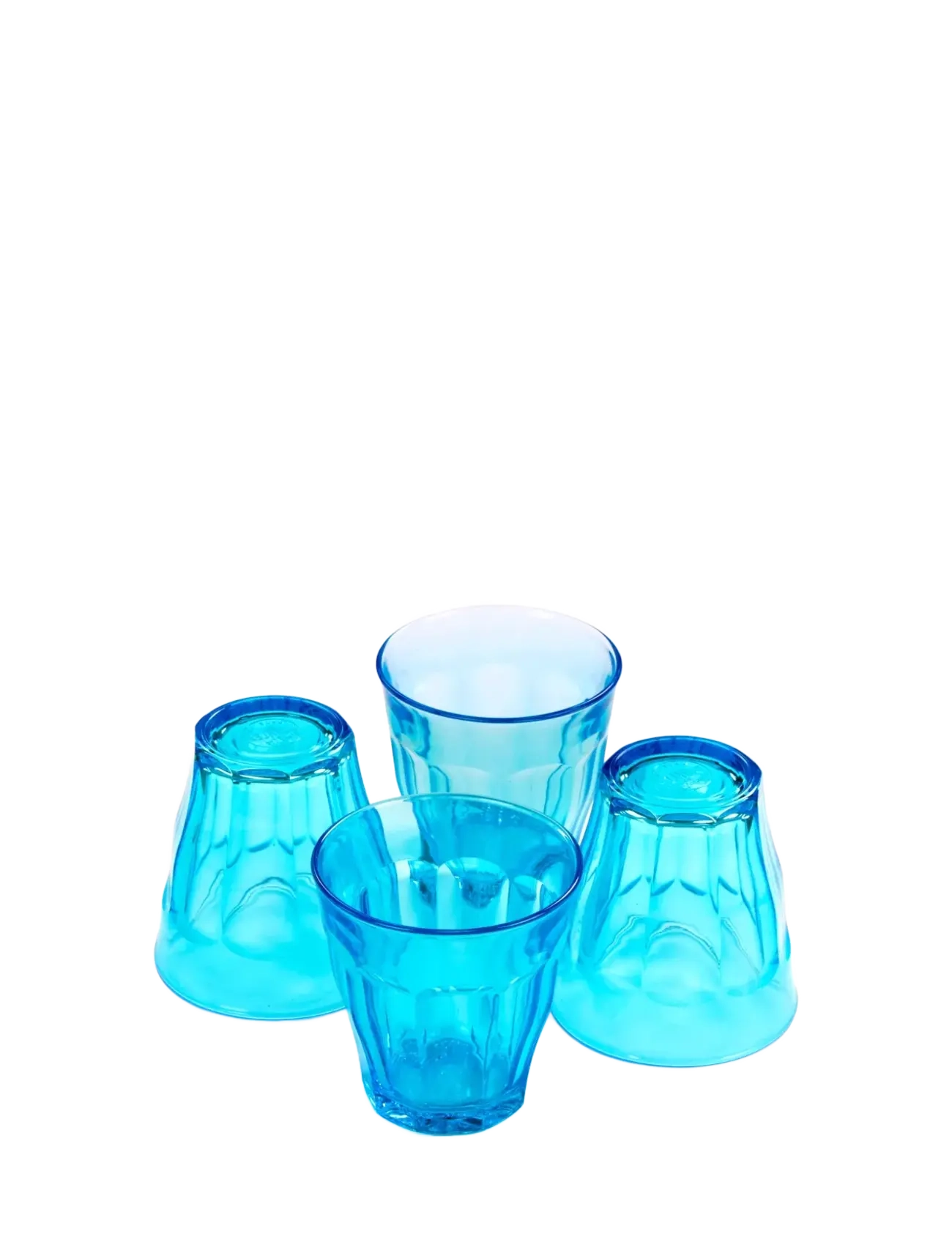 Duralex Drinking glasses x 4 Picardie Turquoise 25 cl DURALEX® - Duralex - TURQUOISE / blue