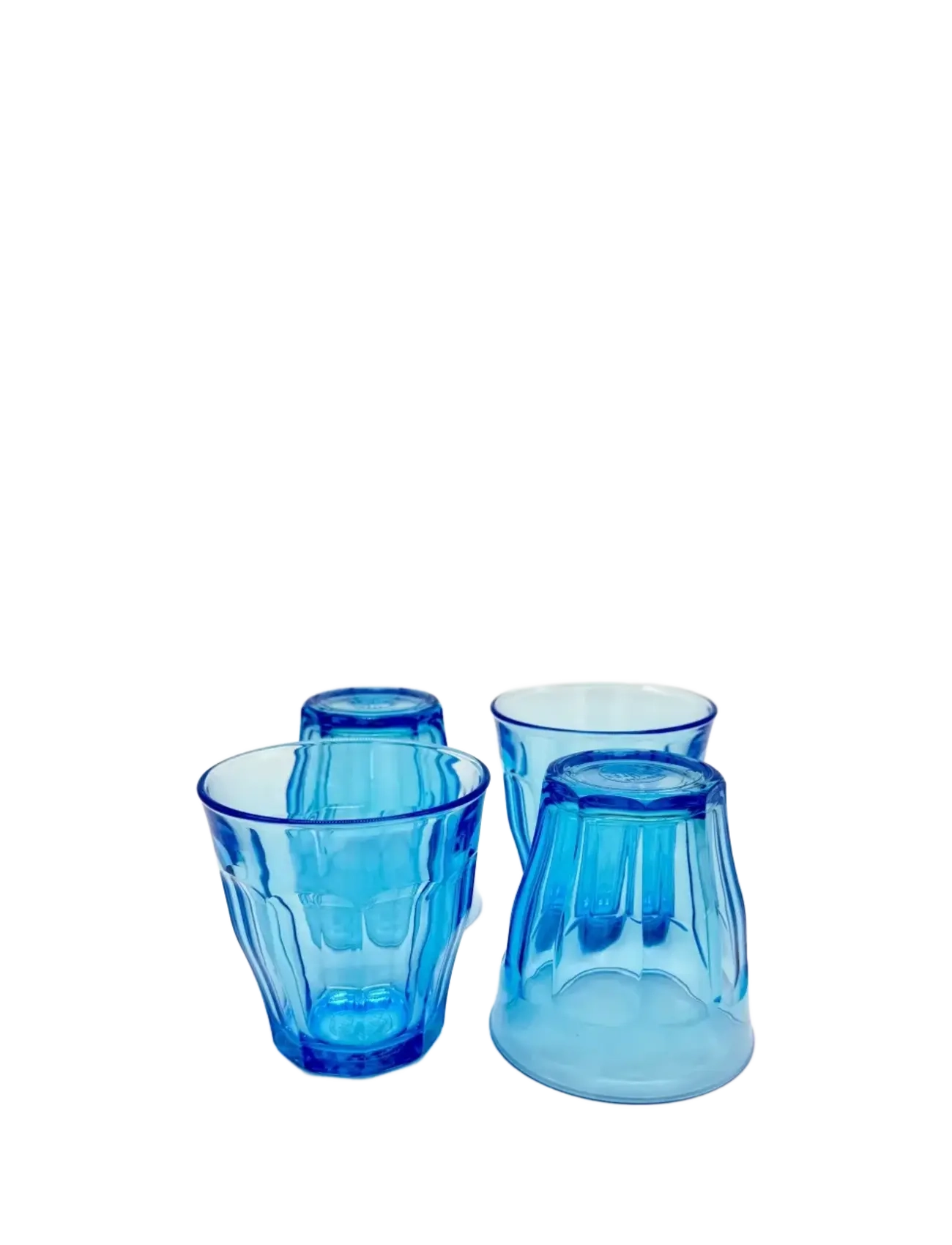 Duralex - Drinking glasses x 4 Picardie Turquoise 25 cl DURALEX® - drinking glasses & tumblers - turquoise - 2