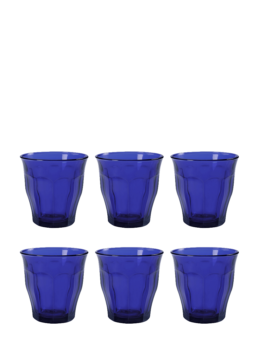 Duralex - Dricksglas PICARDIE safirblå x 6 - die niedrigsten preise - 1004 - 0