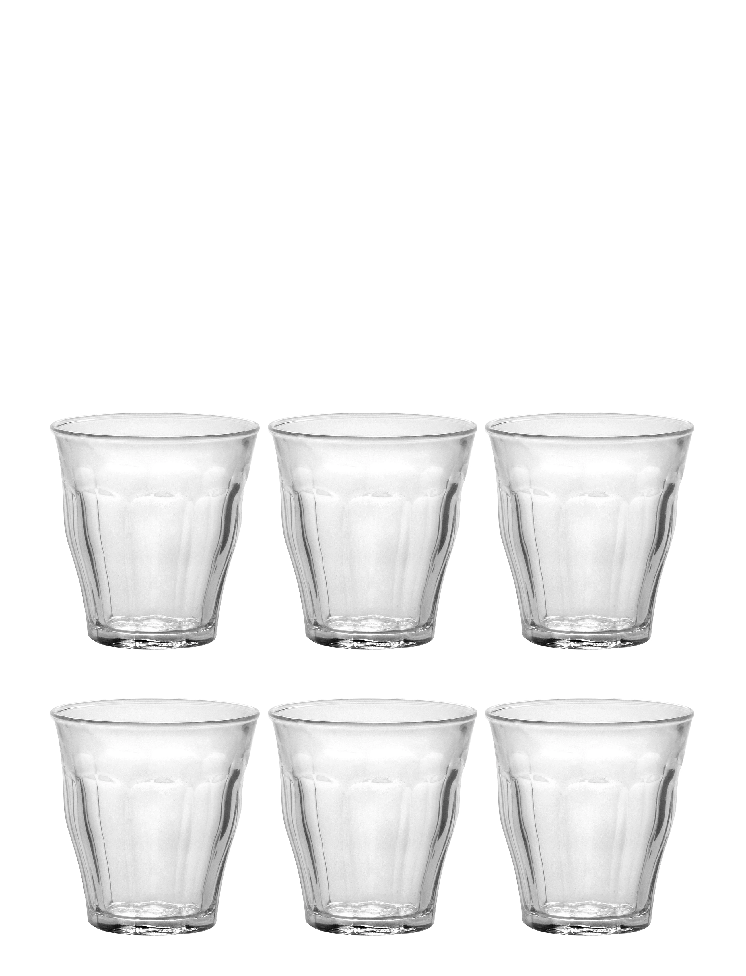 Duralex Picardie Tumbler X 6, Drikkeglas, Nude, Str: 9 CL
