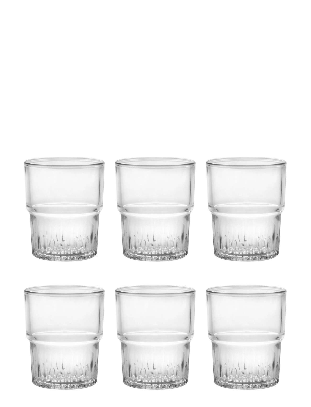Duralex Dricks X 6 Empilable Duralex , Drikkeglas, Nude, Str: 20 CL