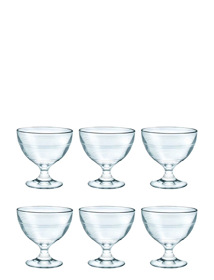 Duralex - Gigogne Coupe x 6 - dessertveini pokaalid - clear - 0