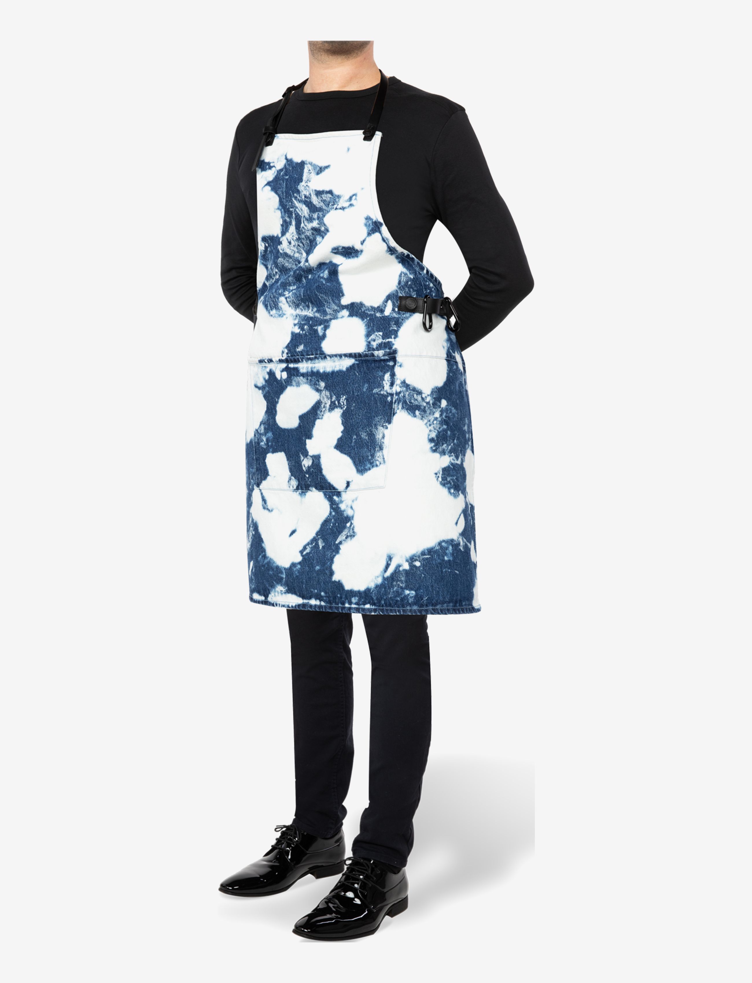 Dutchdeluxes - BBQ Style Apron - prijuostės - blue stained - 3