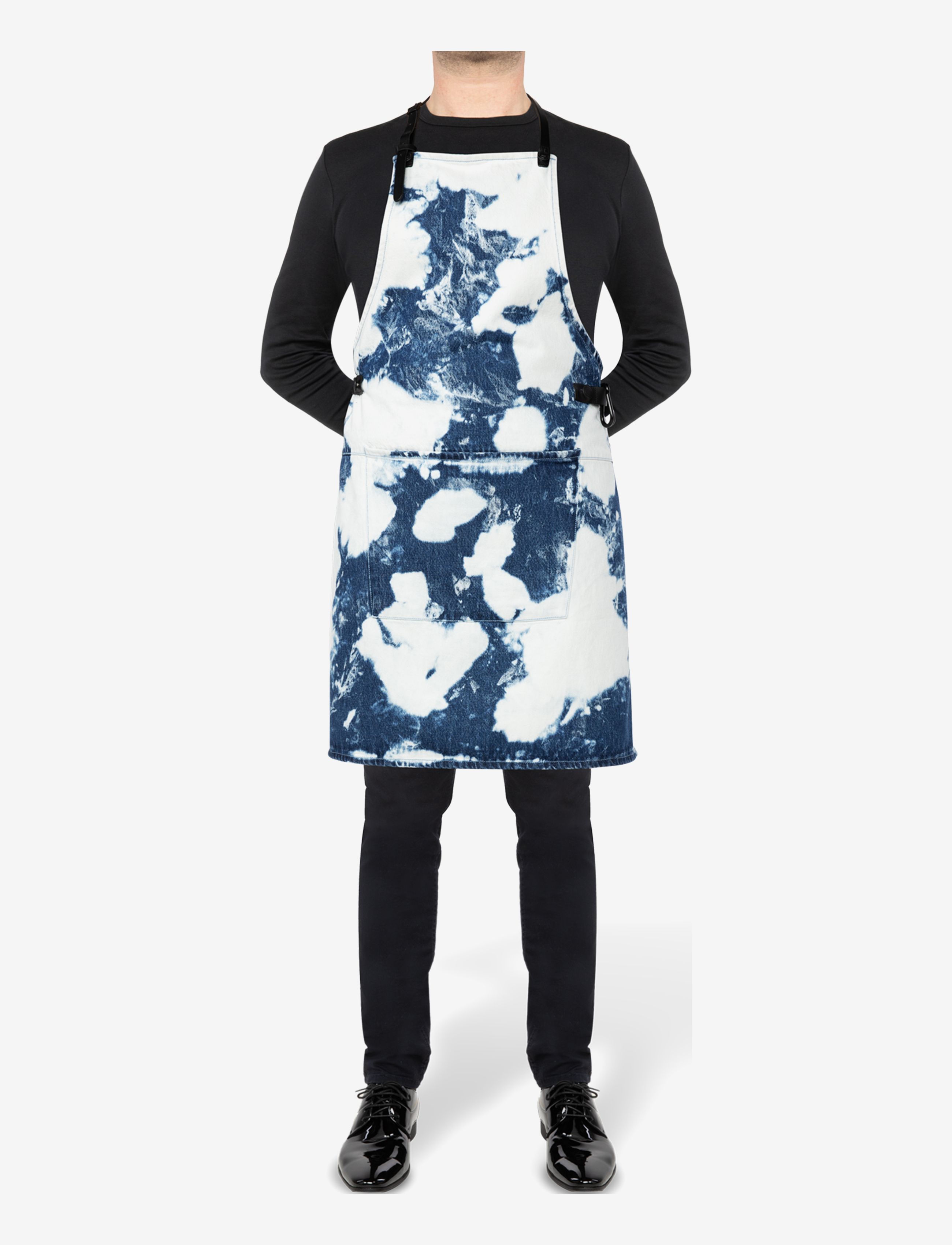Dutchdeluxes - BBQ Style Apron - prijuostės - blue stained - 4