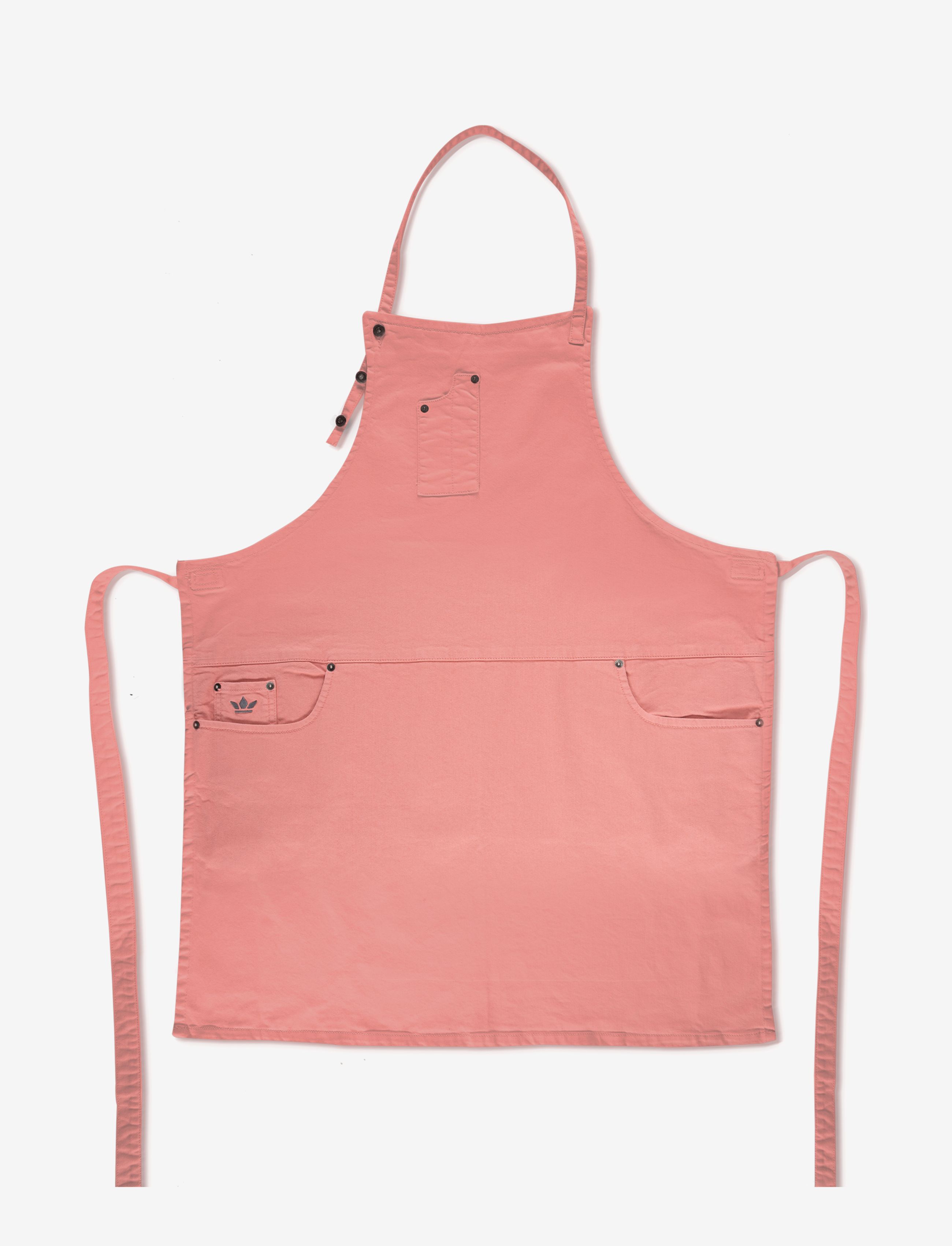 DUTCHDELUXES 5-Pocket Serie Apron Pink - L66CM - Unisex