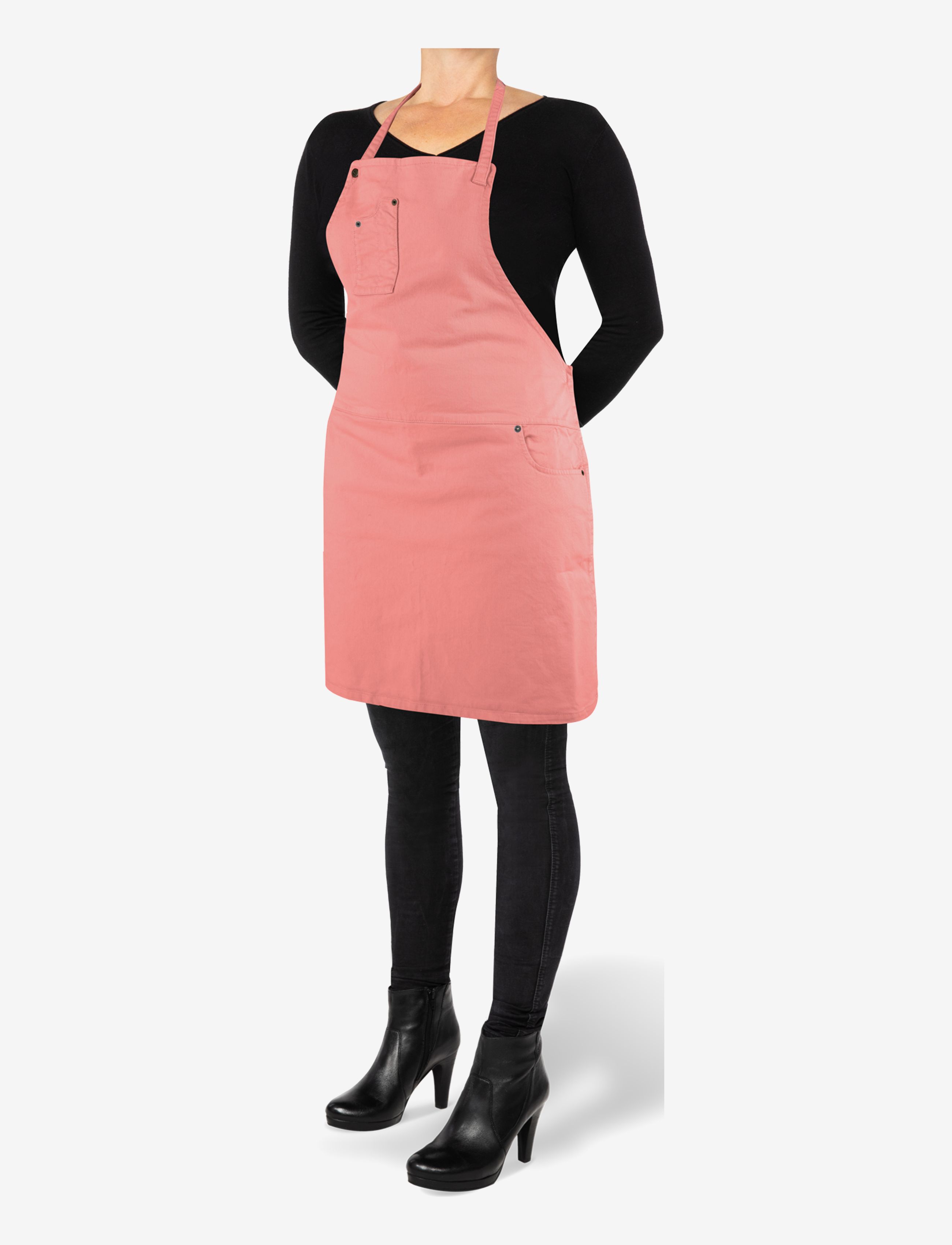 Dutchdeluxes - 5-Pocket Serie Apron - forklær - peach - 2