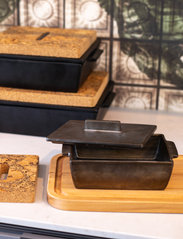 Dutchdeluxes - Oven Dish Set, rectangular - small - birthday gifts - platinum matt - 3