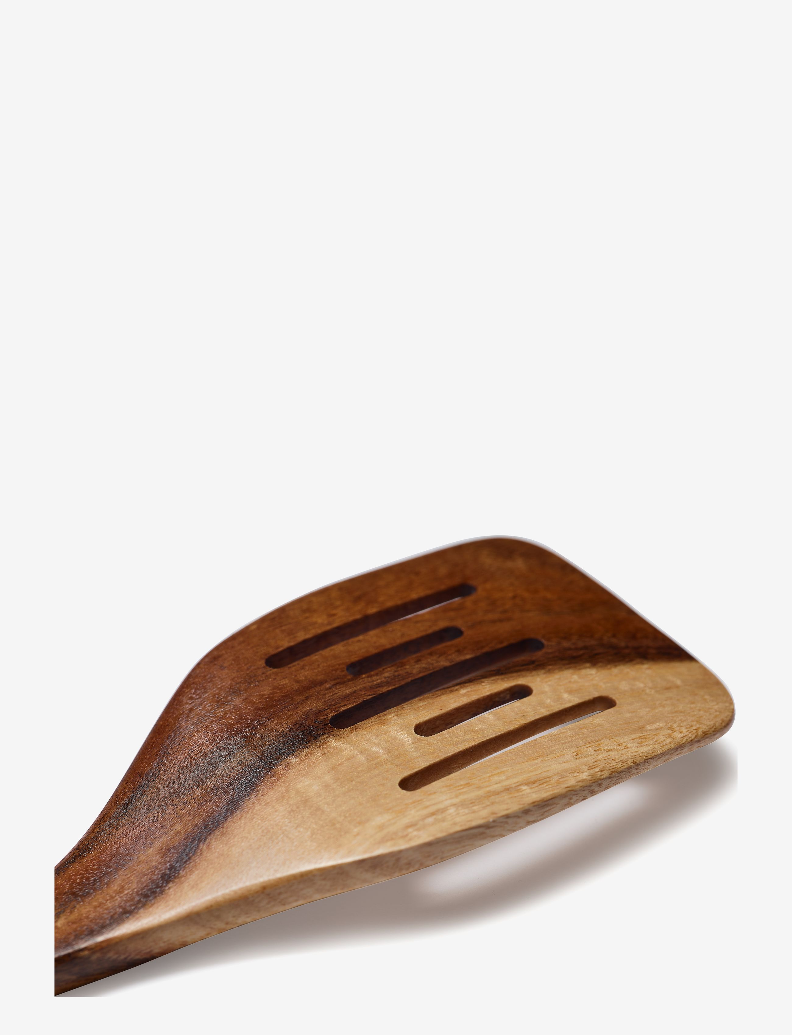Dutchdeluxes - Wooden Utensil Skimmer Spatula - acacia - 1