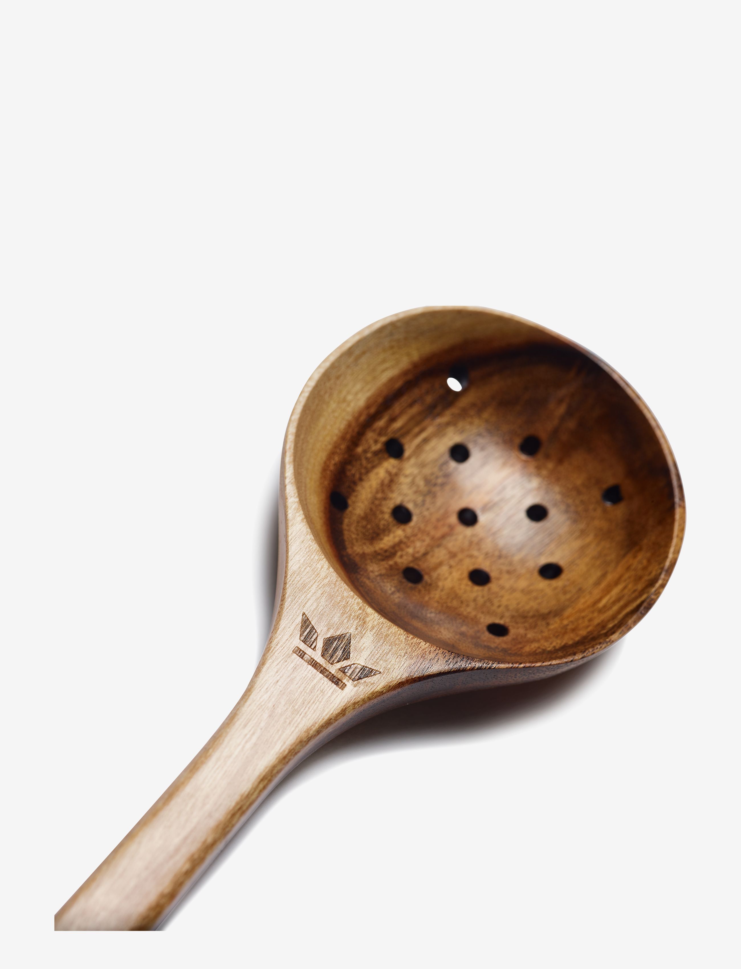 Dutchdeluxes - Wooden Utensil Skimmer Spoon - acacia - 1