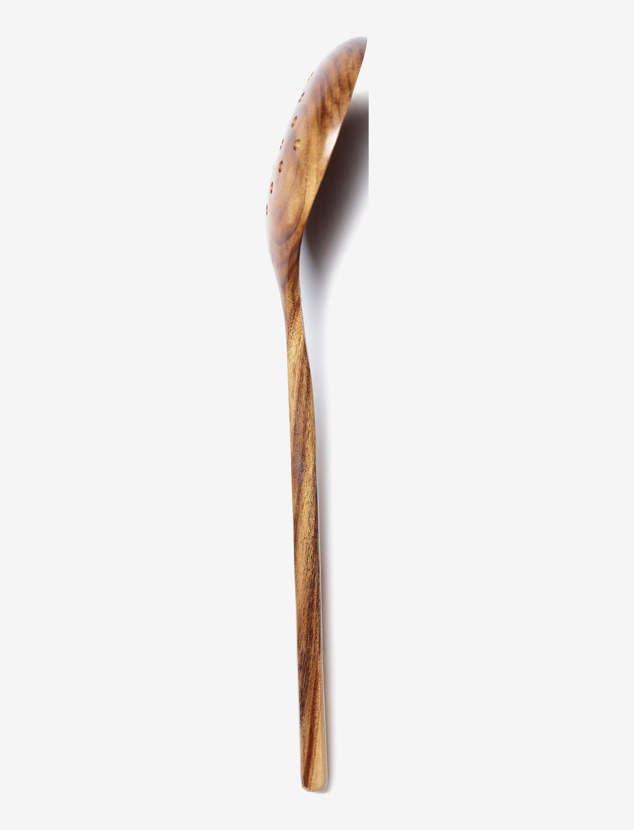 Dutchdeluxes - Wooden Utensil Skimmer Spoon XL - acacia - 2