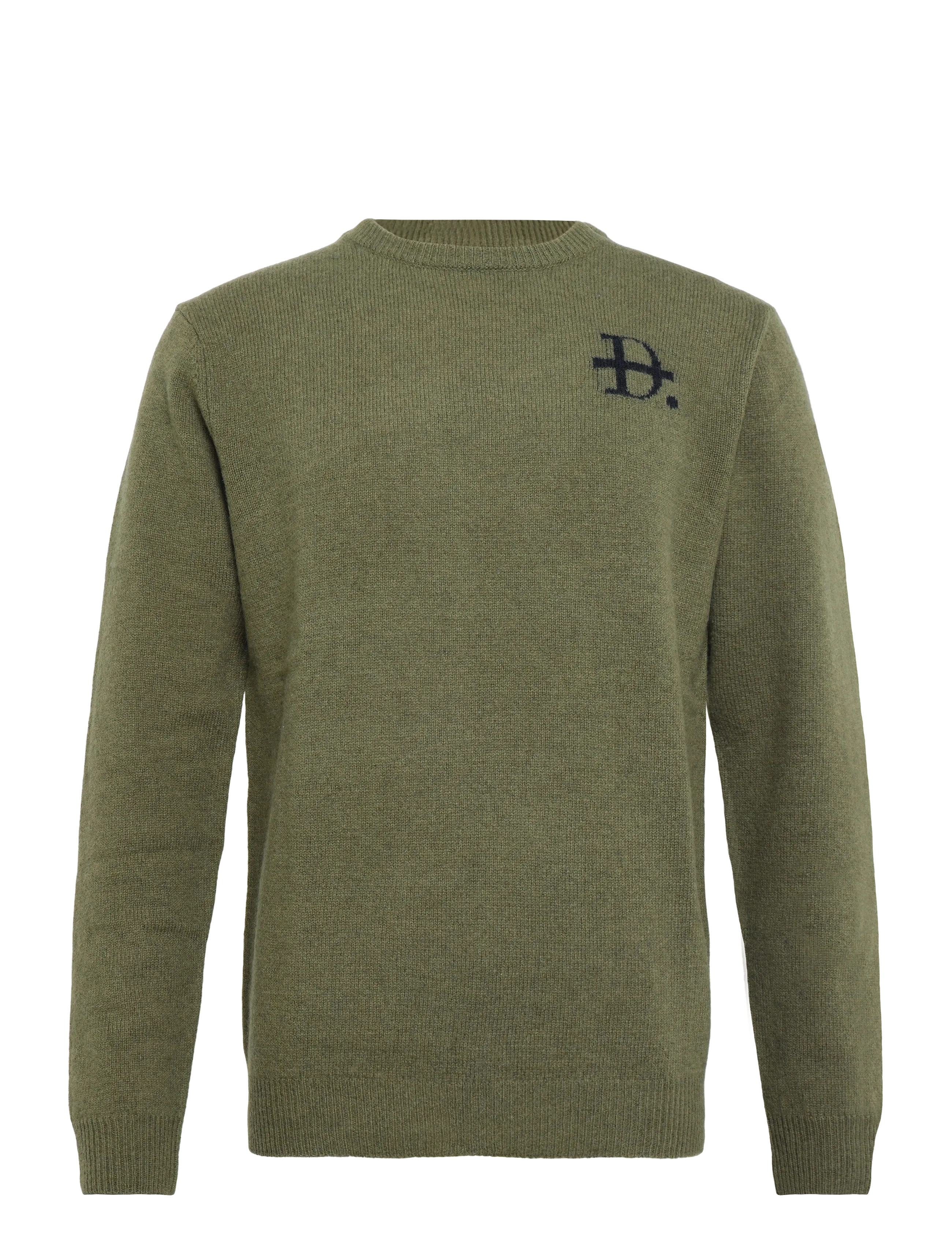 DXNMXRK DX-Edmond - Stickat - DEEP LICHEN GREEN / khaki/green