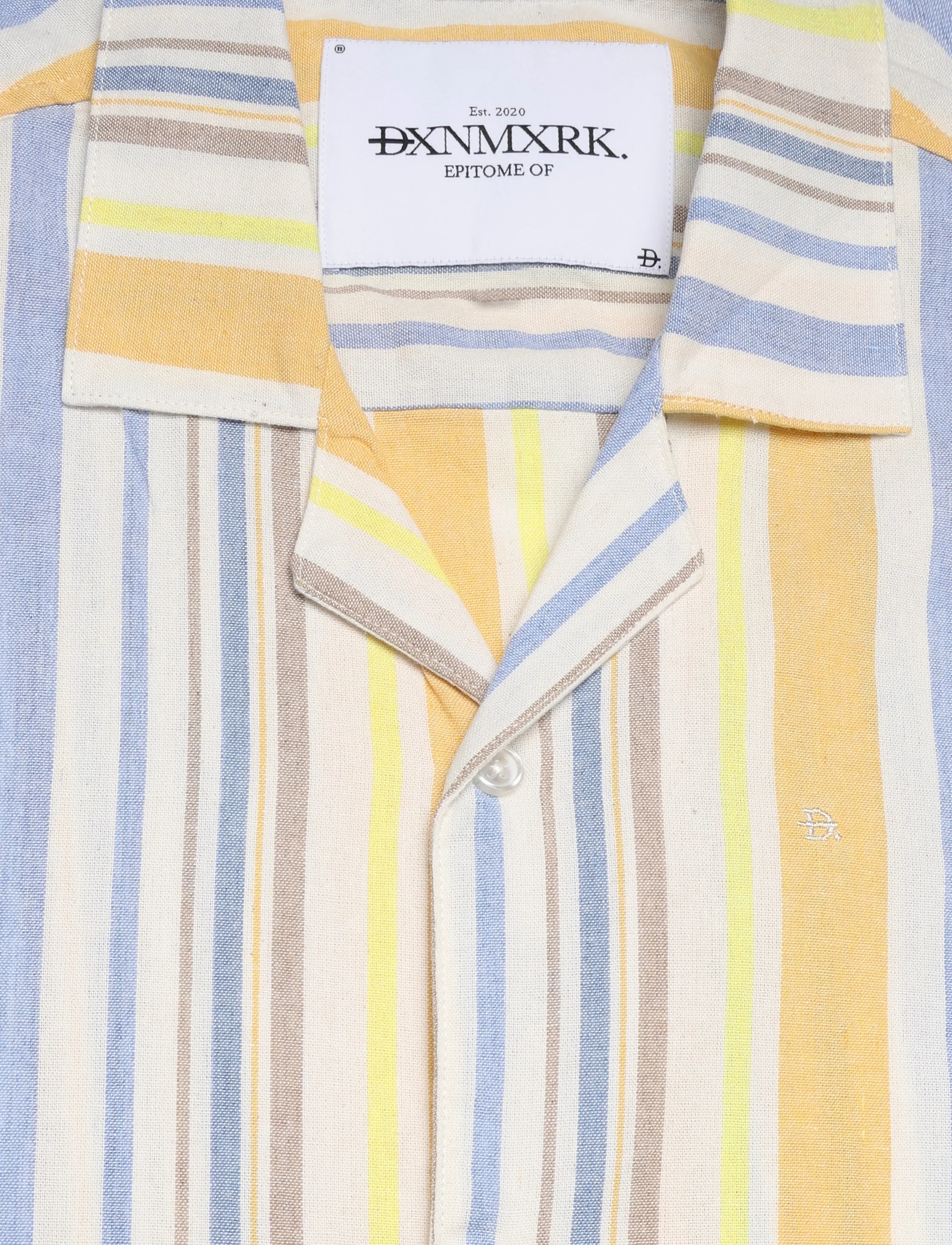 DXNMXRK - DX-egon - randiga skjortor - yellow - 2