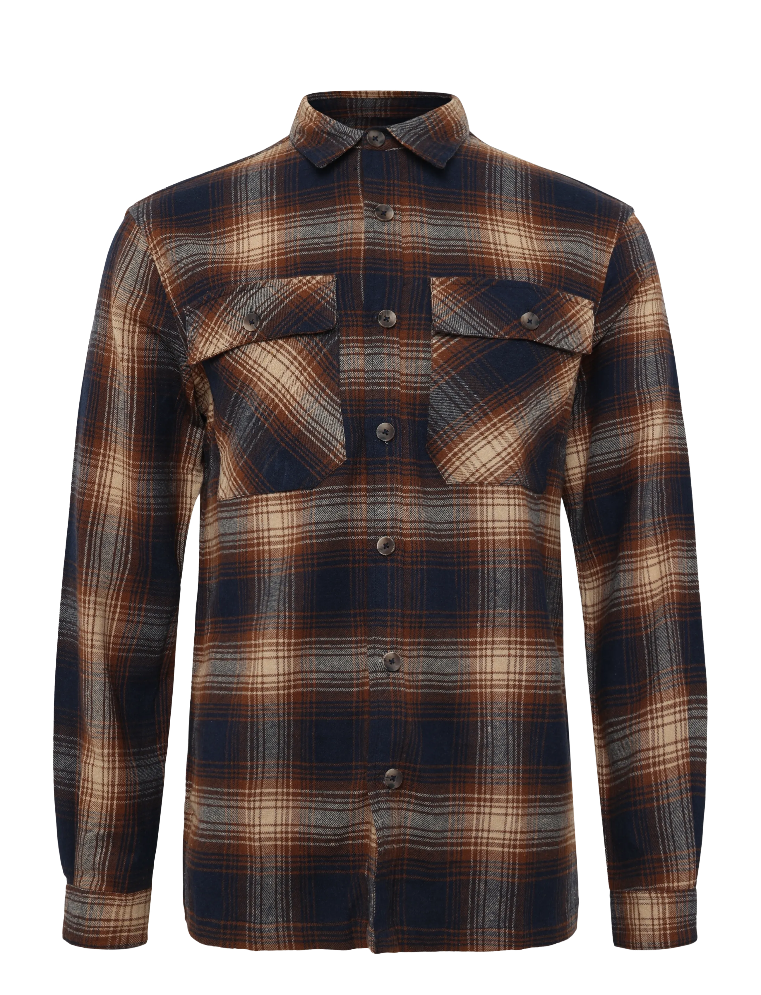 DXNMXRK DX-Edlef - Skjortor - DARK BROWN / brown
