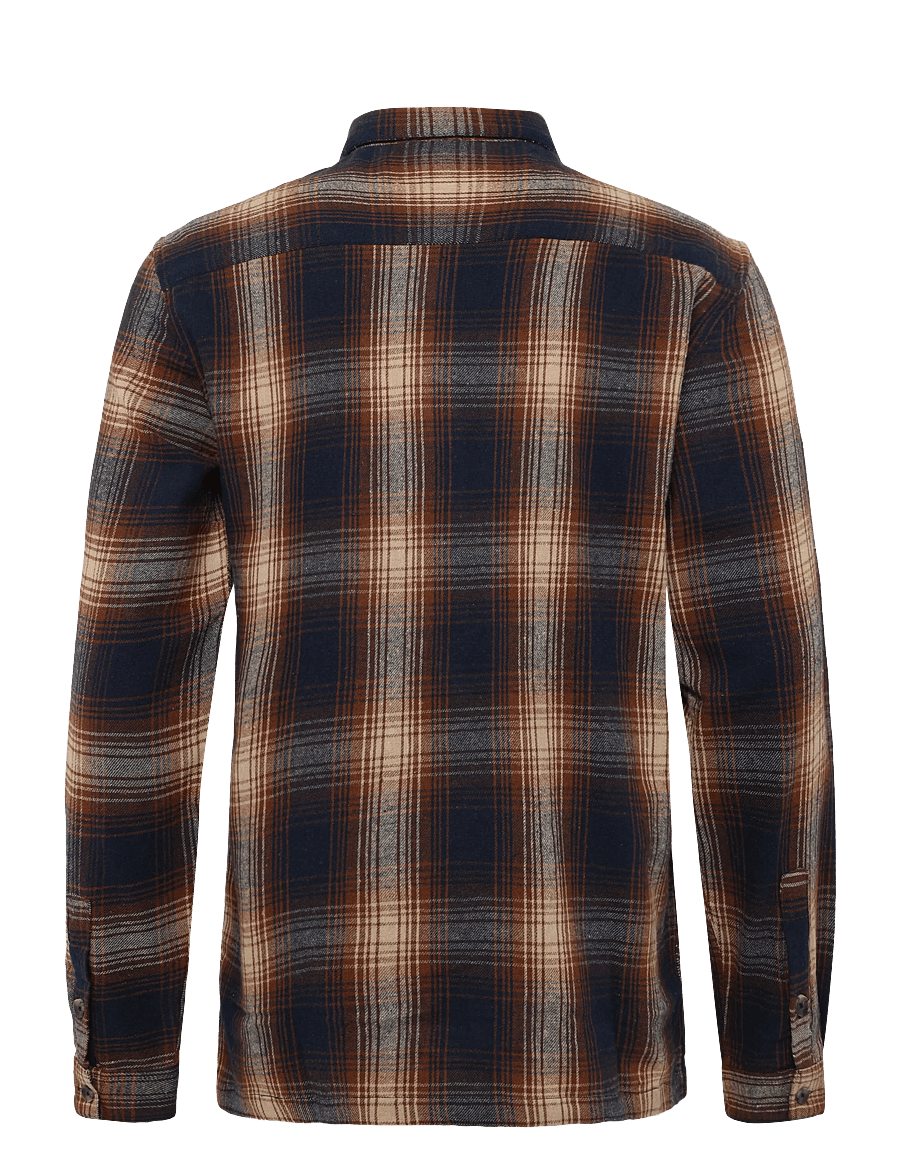 DXNMXRK - DX-Edlef - flanellskjortor - dark brown - 1