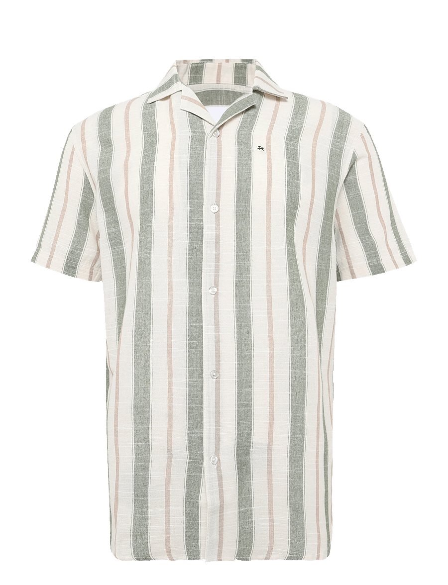 DXNMXRK - DX-Eberhardt - randiga skjortor - army green - 0