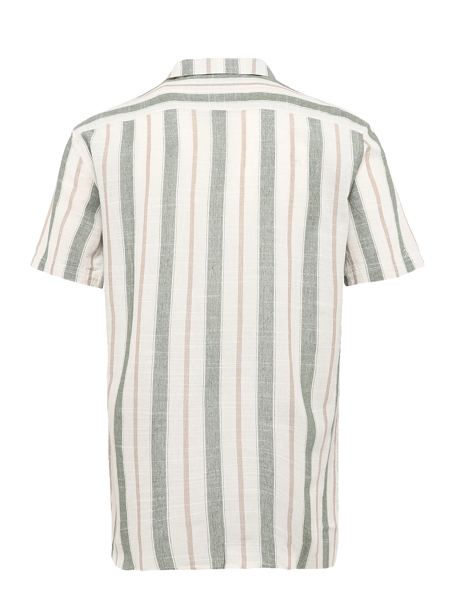 DXNMXRK - DX-Eberhardt - randiga skjortor - army green - 1