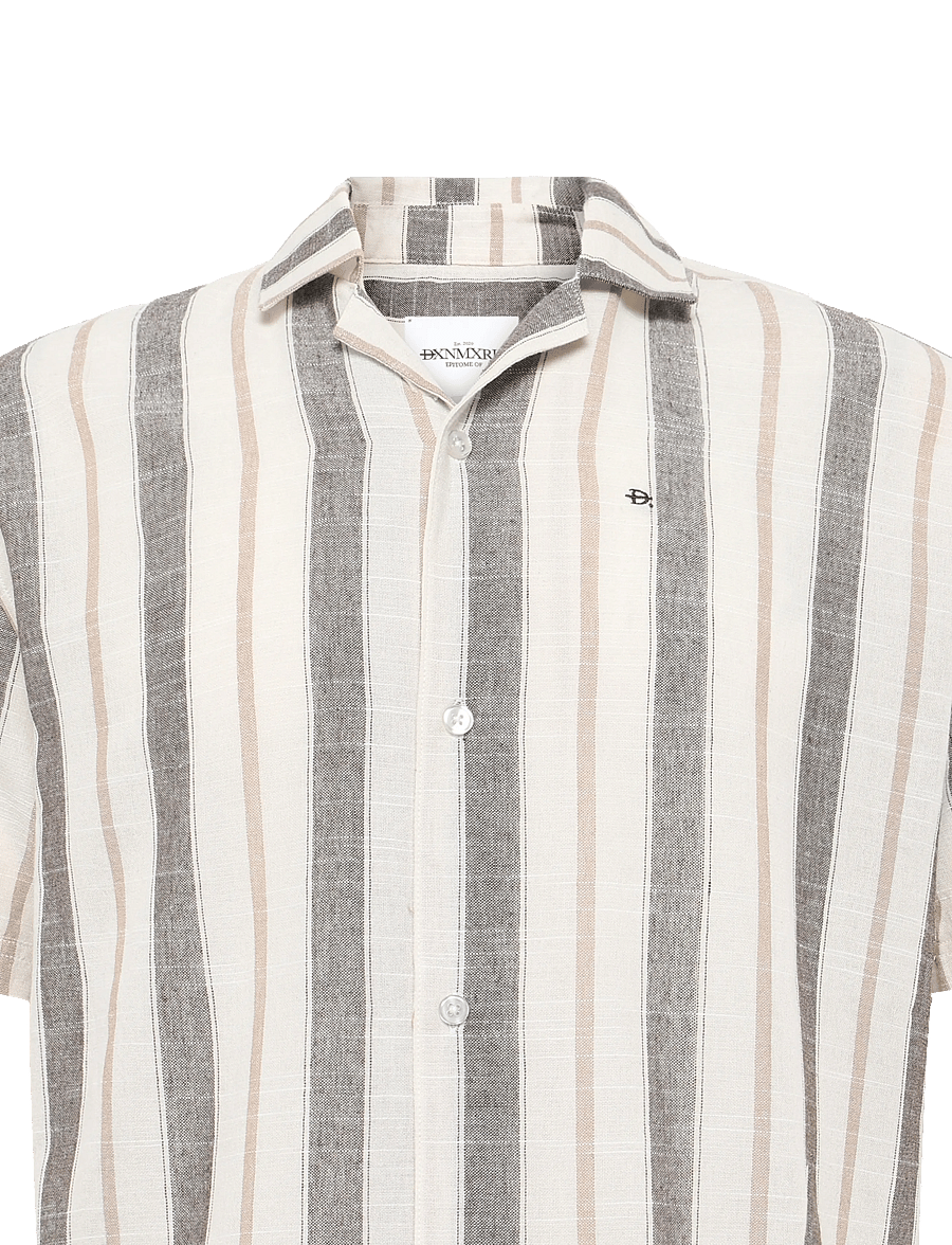 DXNMXRK - DX-Eberhardt - randiga skjortor - dark brown - 2