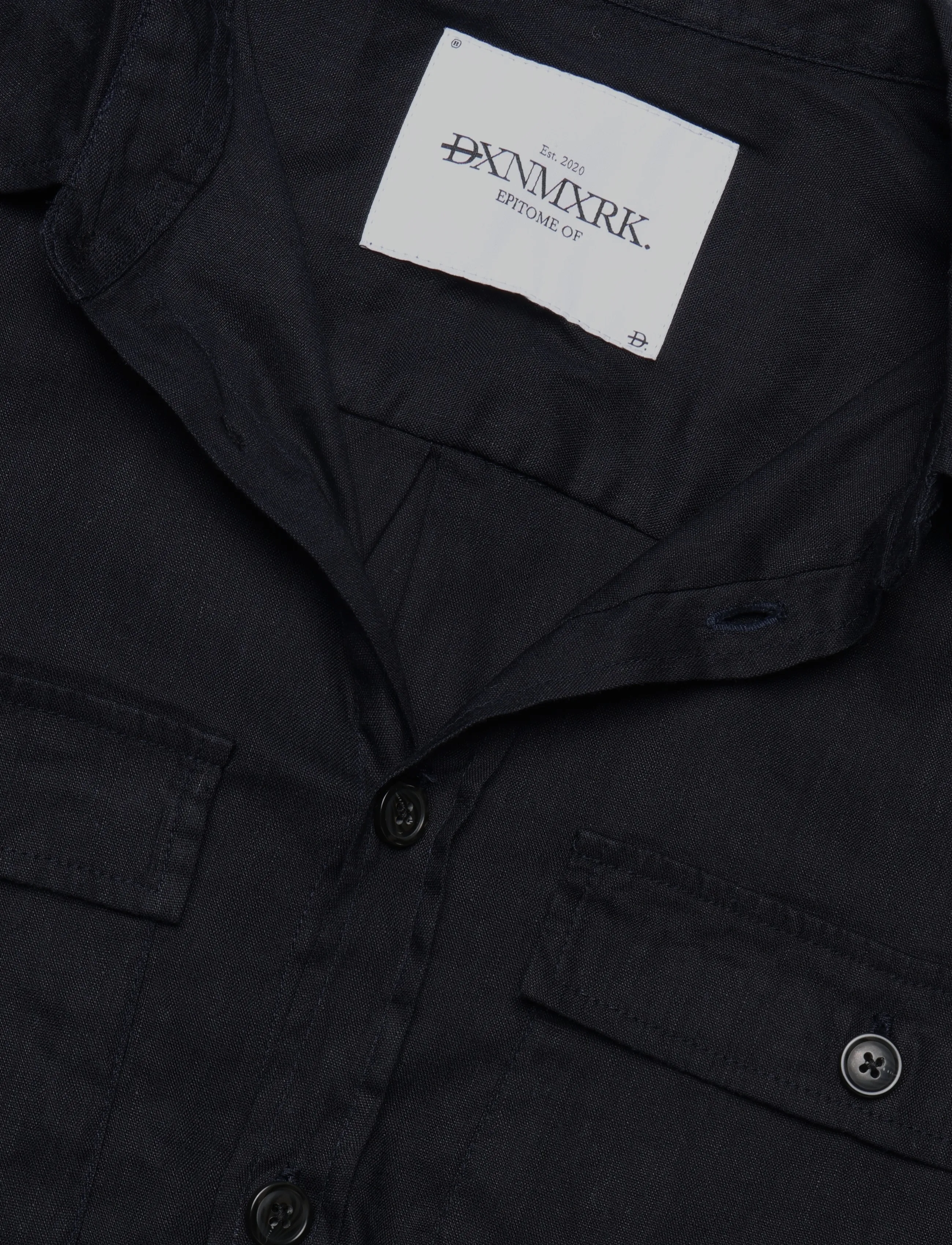 DXNMXRK - DX-Eggert - leinenhemden - navy - 2
