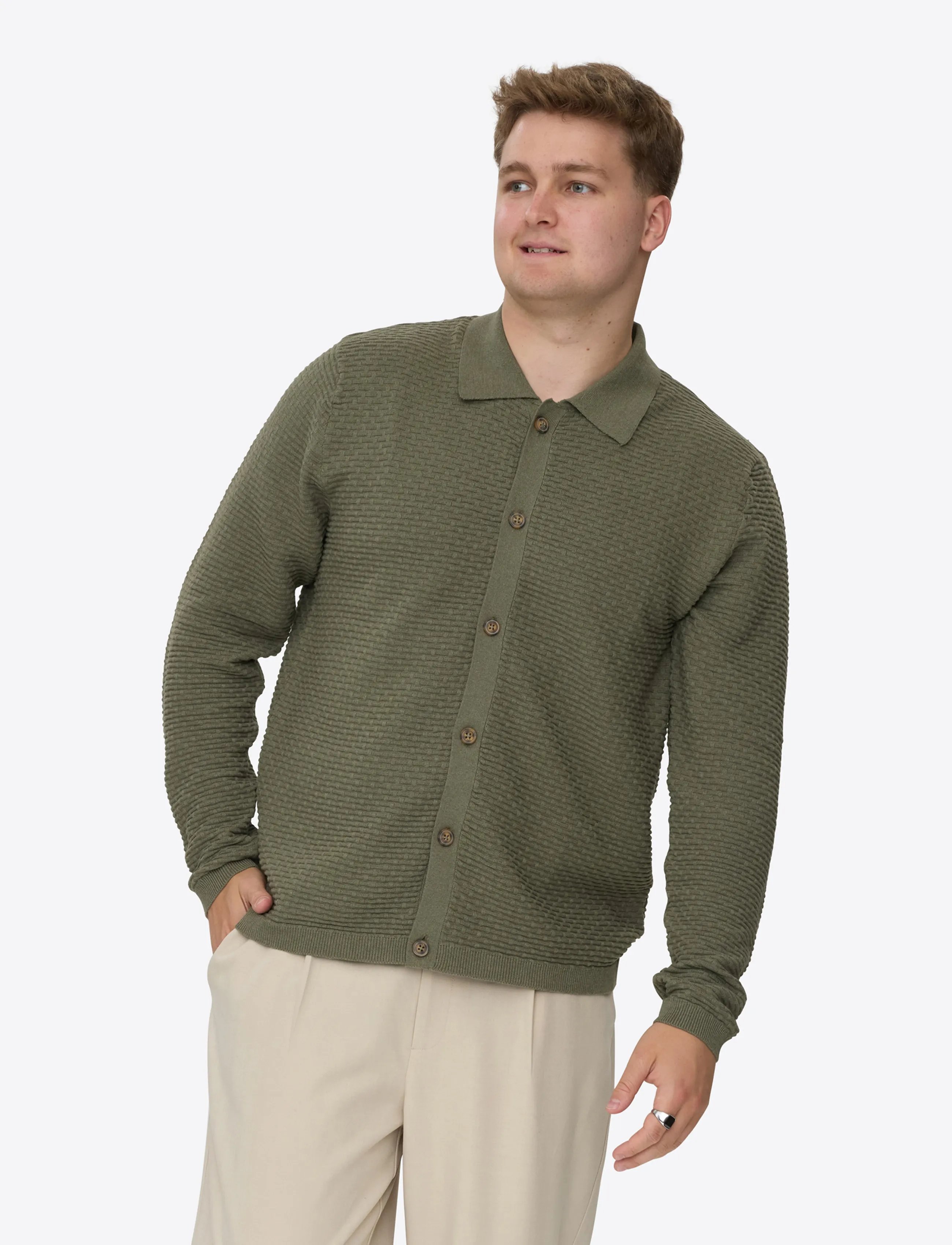DXNMXRK - DXFabiano - sügisesed riided - olive green - 0