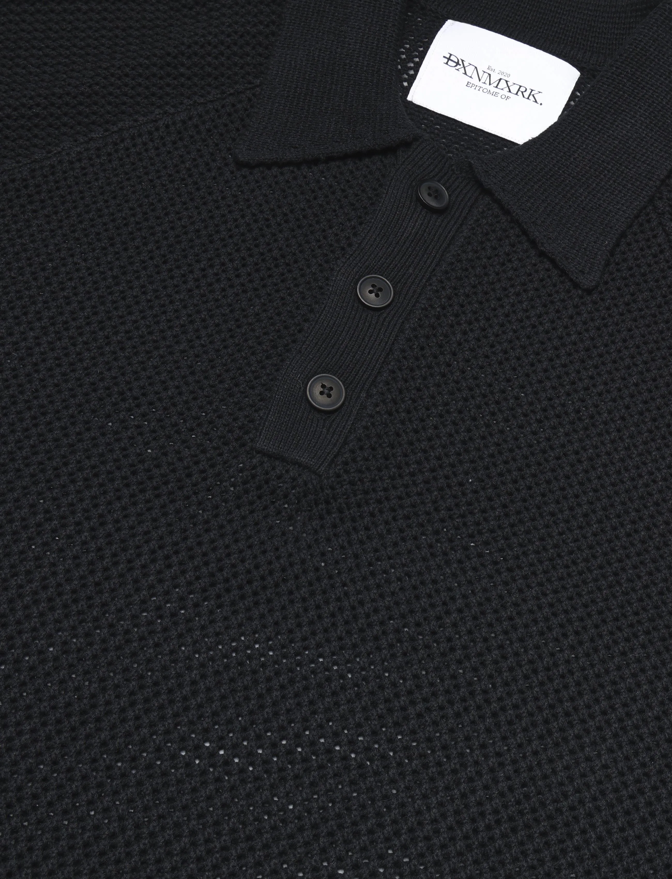 DXNMXRK - DXFamke - stickade pikéer - black - 2