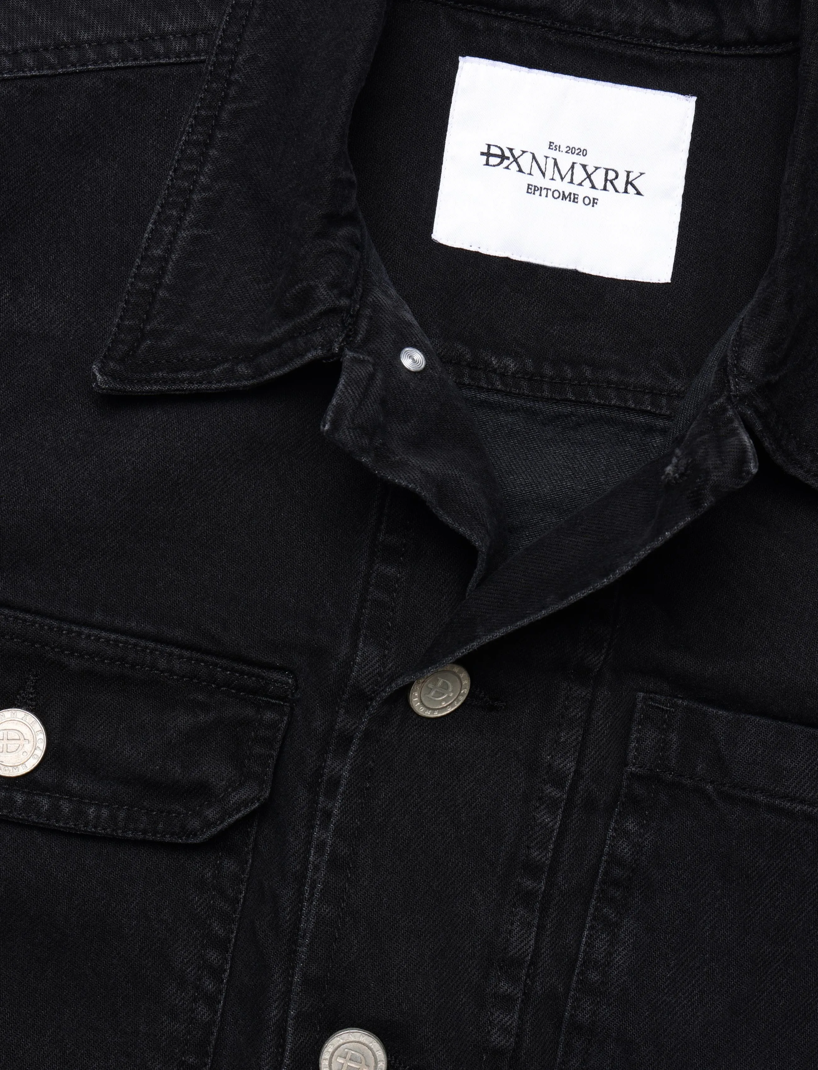 DXNMXRK - Dxfillip - ungefütterte denimjacken - black - 2