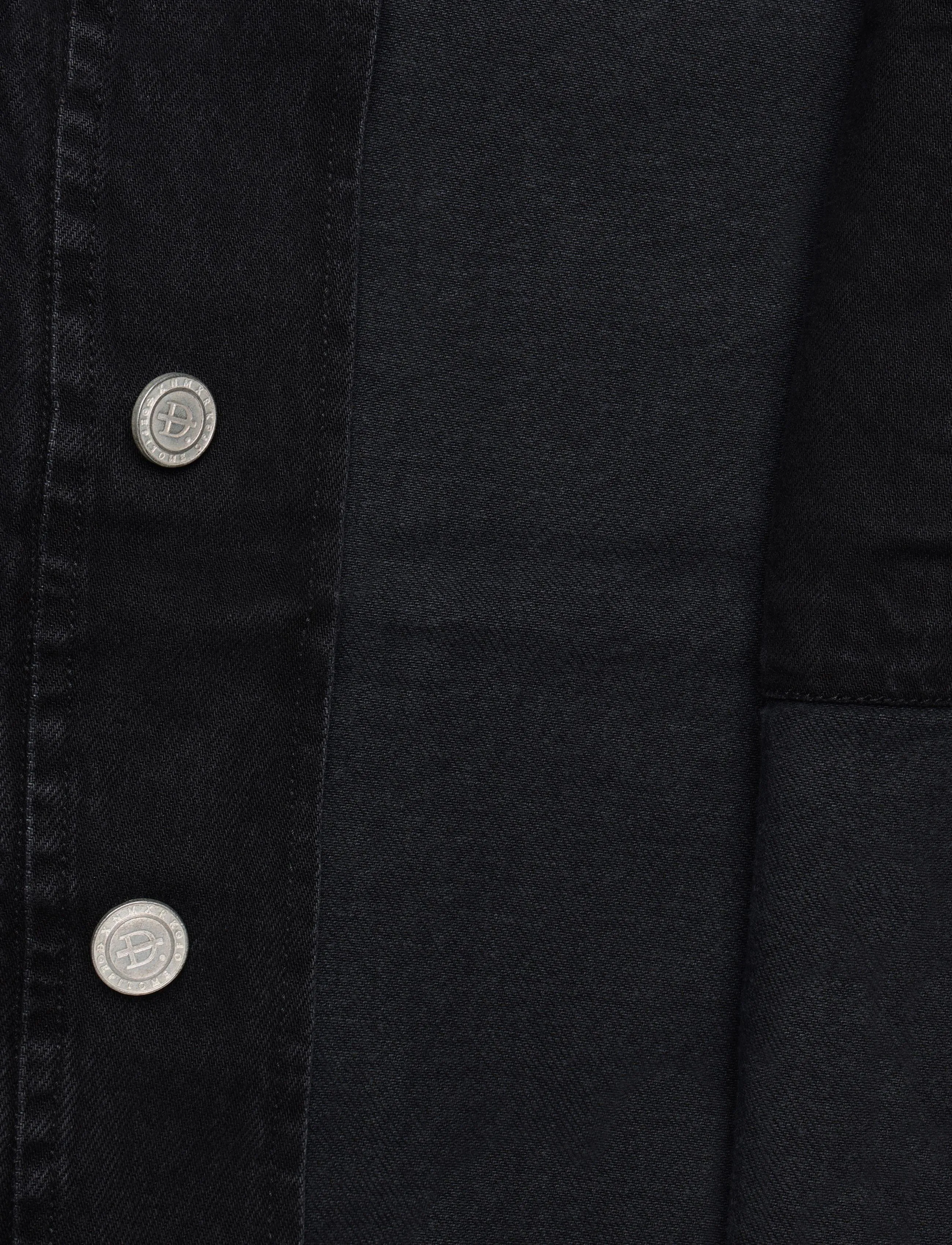 DXNMXRK - Dxfillip - ungefütterte denimjacken - black - 3