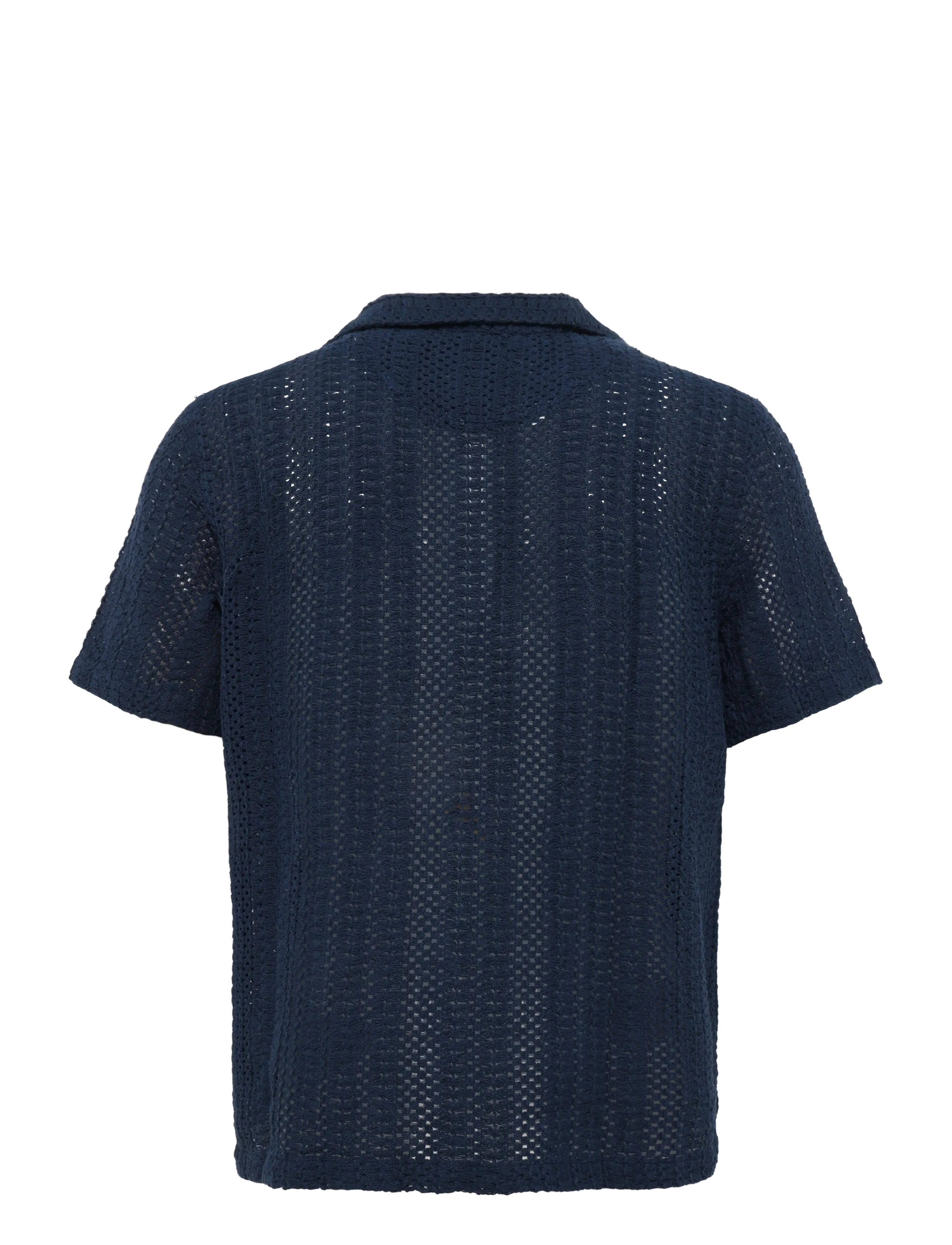 DXNMXRK - DXFouad - kortärmade skjortor - navy - 1