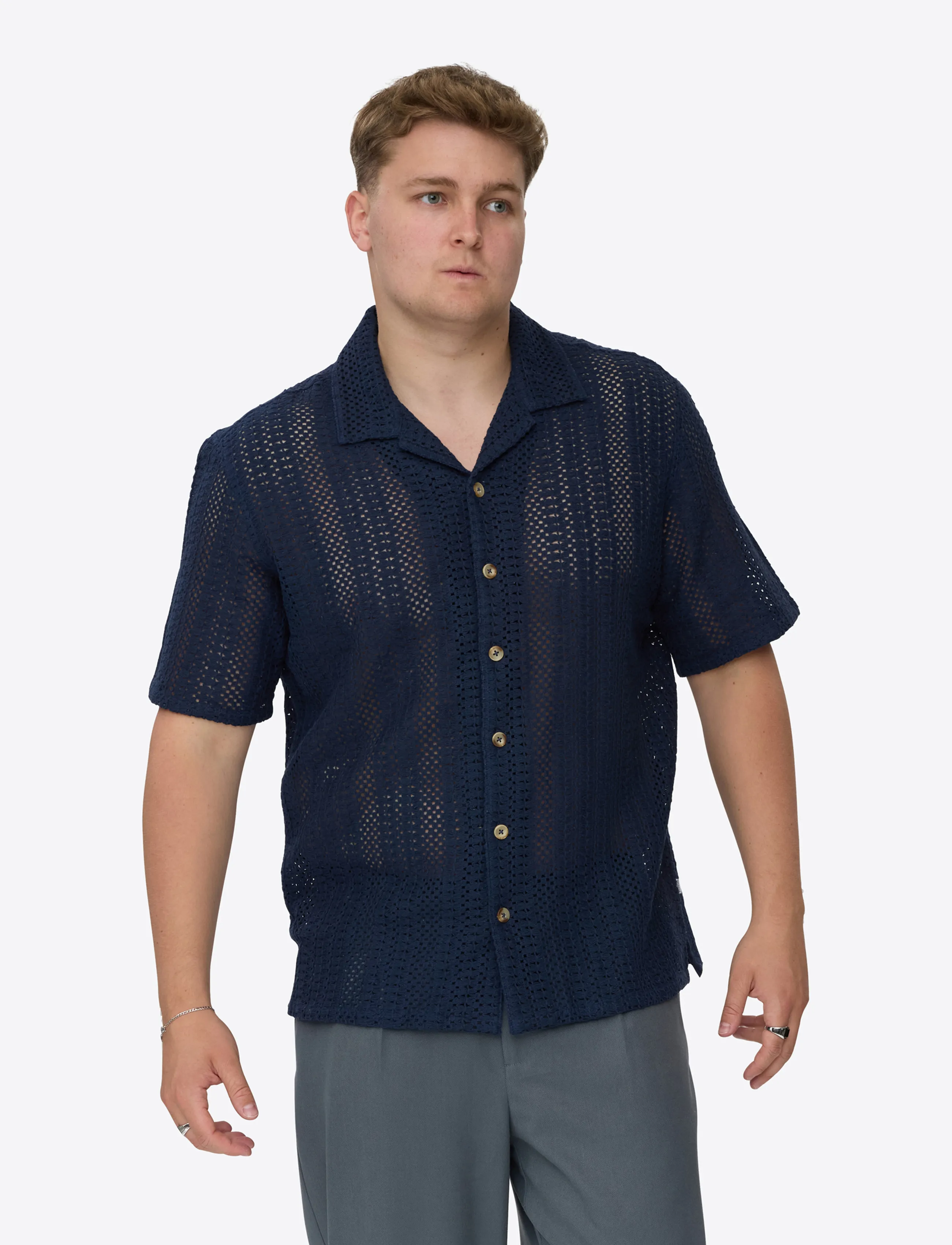 DXNMXRK - DXFouad - casual hemden - navy - 0