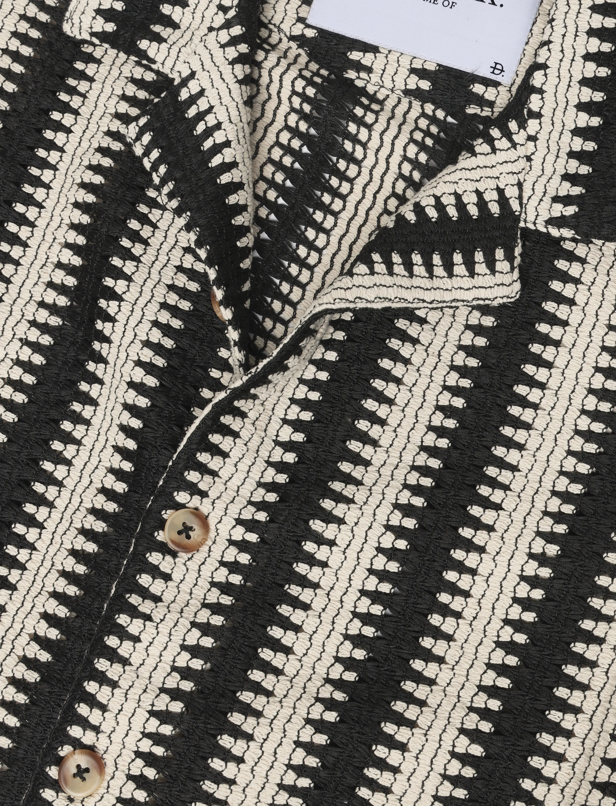 DXNMXRK - DXFiddi - randiga skjortor - black - 2