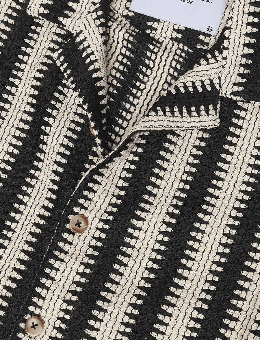 DXNMXRK - DXFiddi - randiga skjortor - black - 2