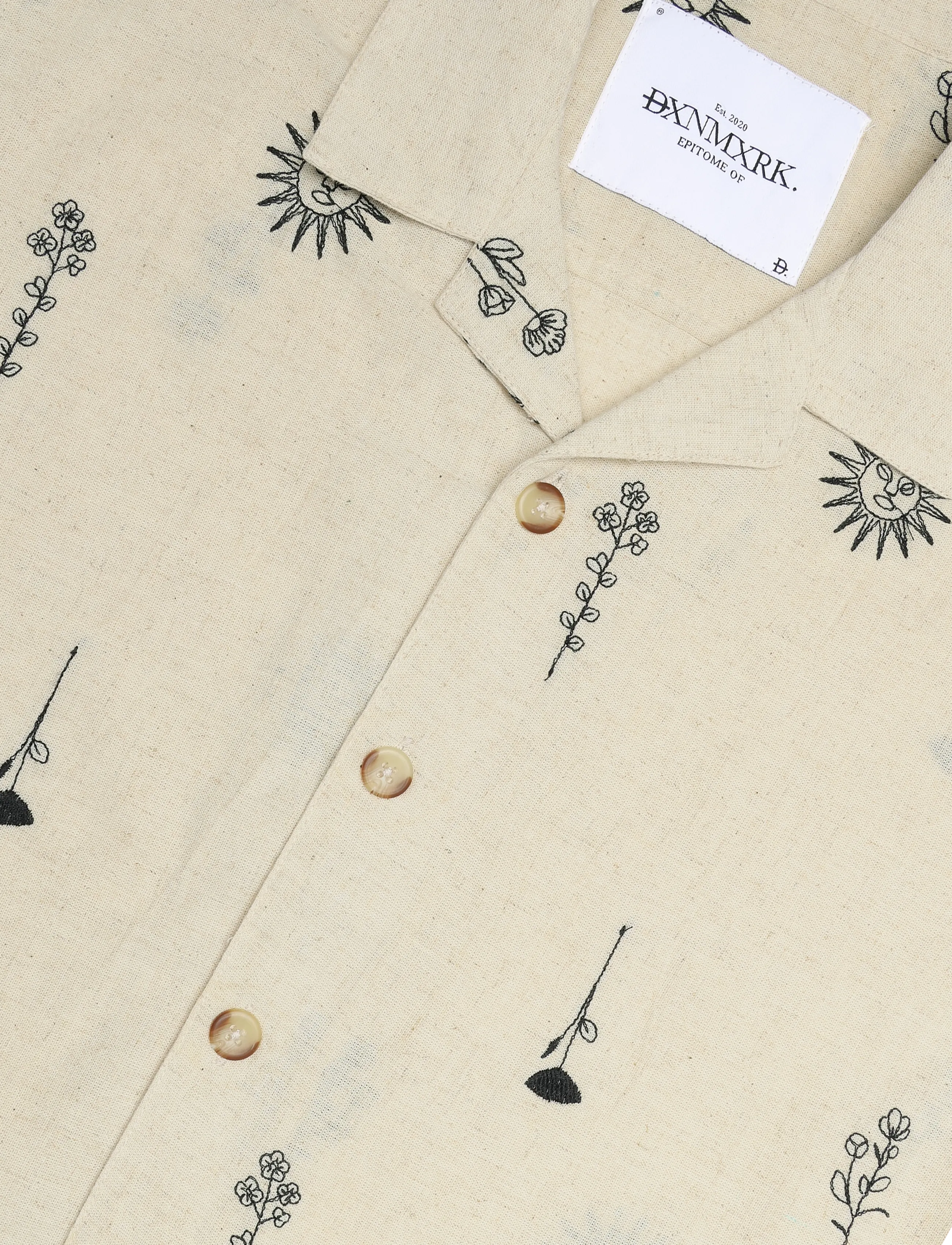 DXNMXRK - DXGerd - short-sleeved shirts - beige - 5