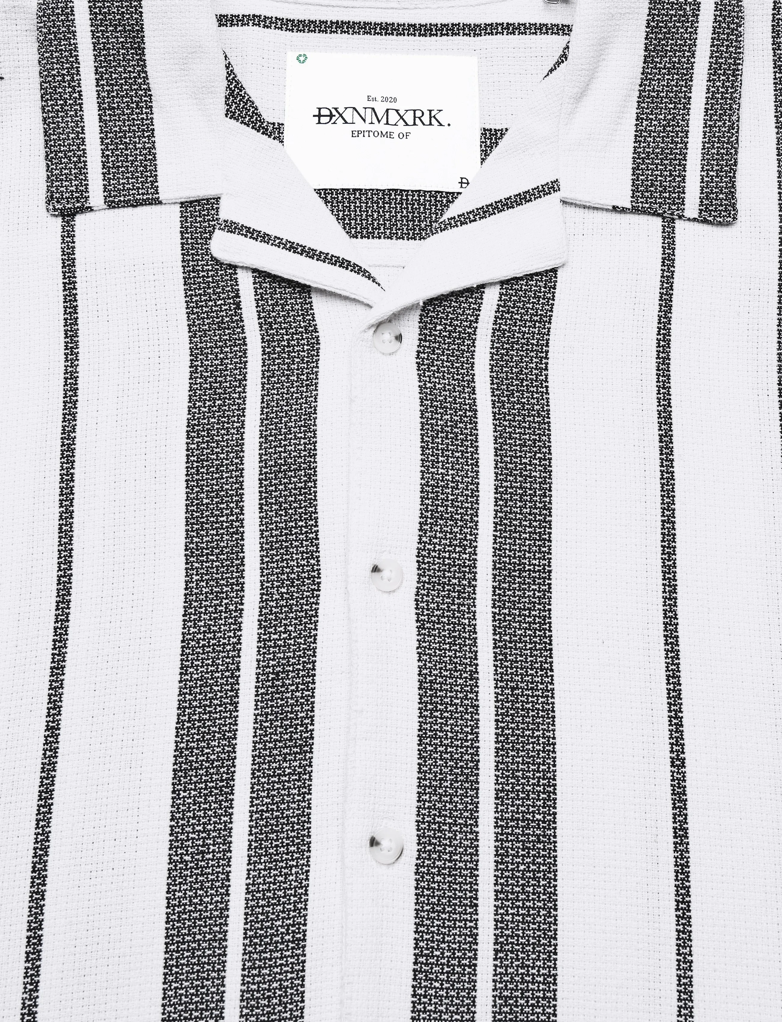 DXNMXRK - DXGunner - gestreifte hemden - white - 2