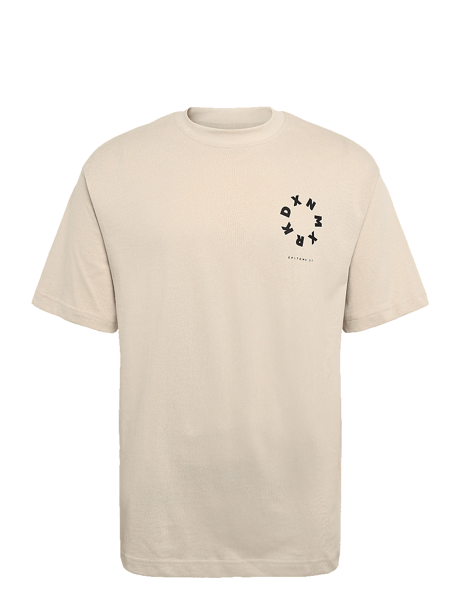 DXNMXRK - DXGalal - kurzärmelige t-shirts - beige - 0