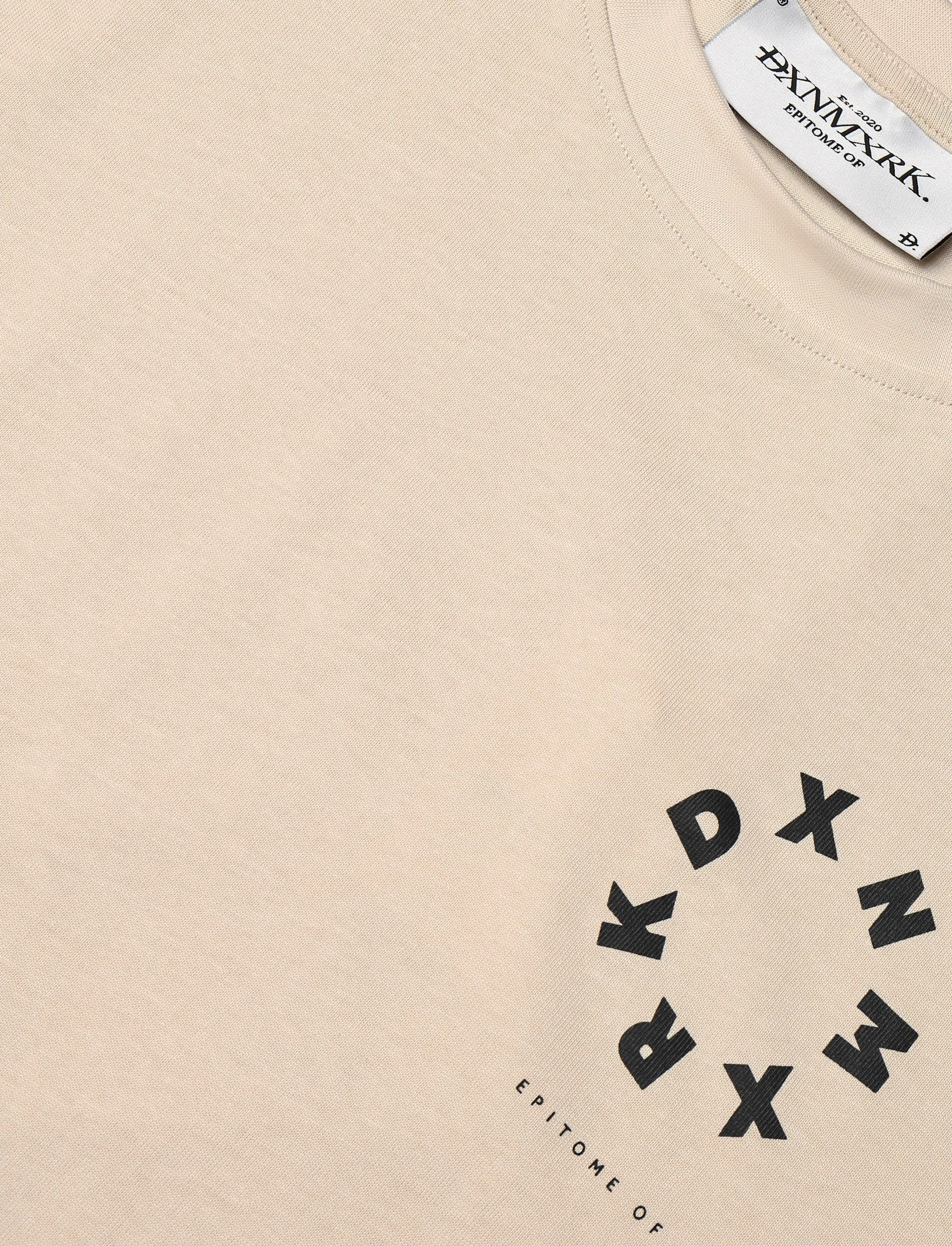 DXNMXRK - DXGalal - kurzärmelige t-shirts - beige - 2