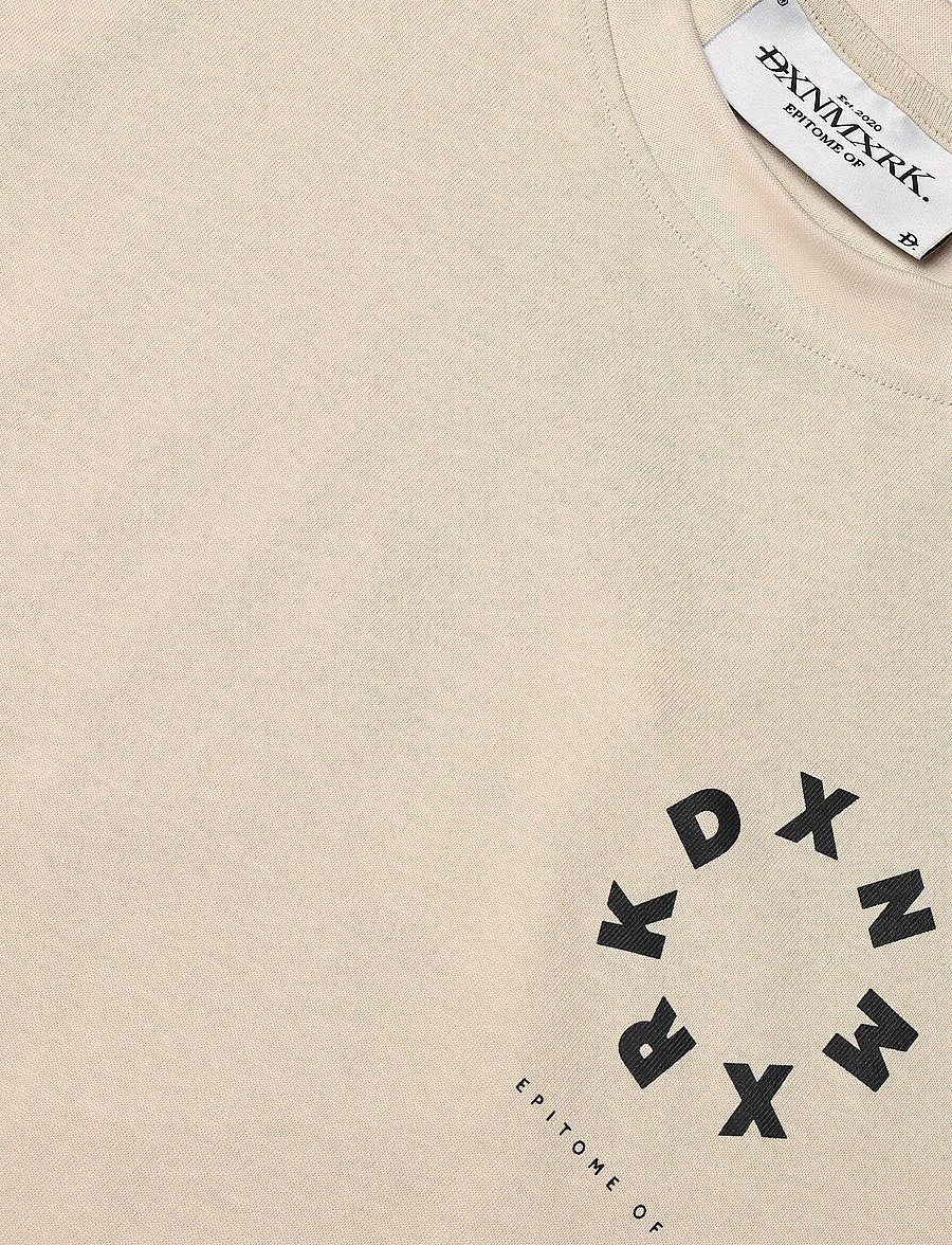 DXNMXRK - DXGalal - kurzärmelige t-shirts - beige - 2