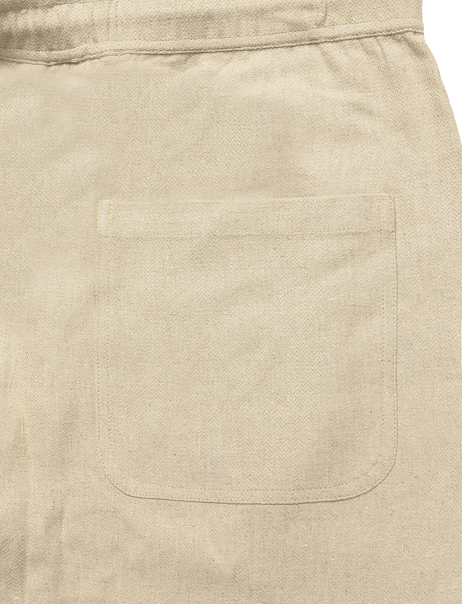 DXNMXRK - DXGaston - linased püksid - beige - 2