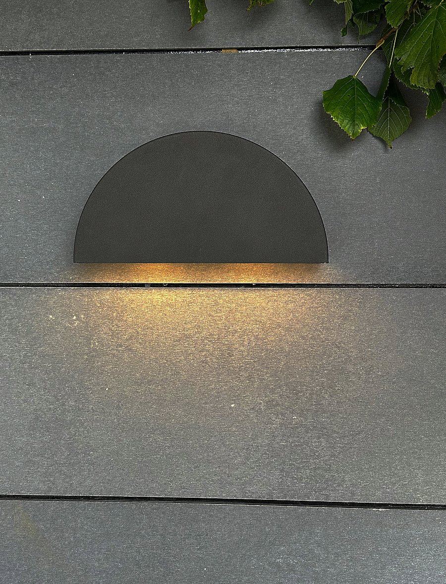Dyberg Larsen - Scott outdoor lamp black - välisseinavalgustid - sort - 0