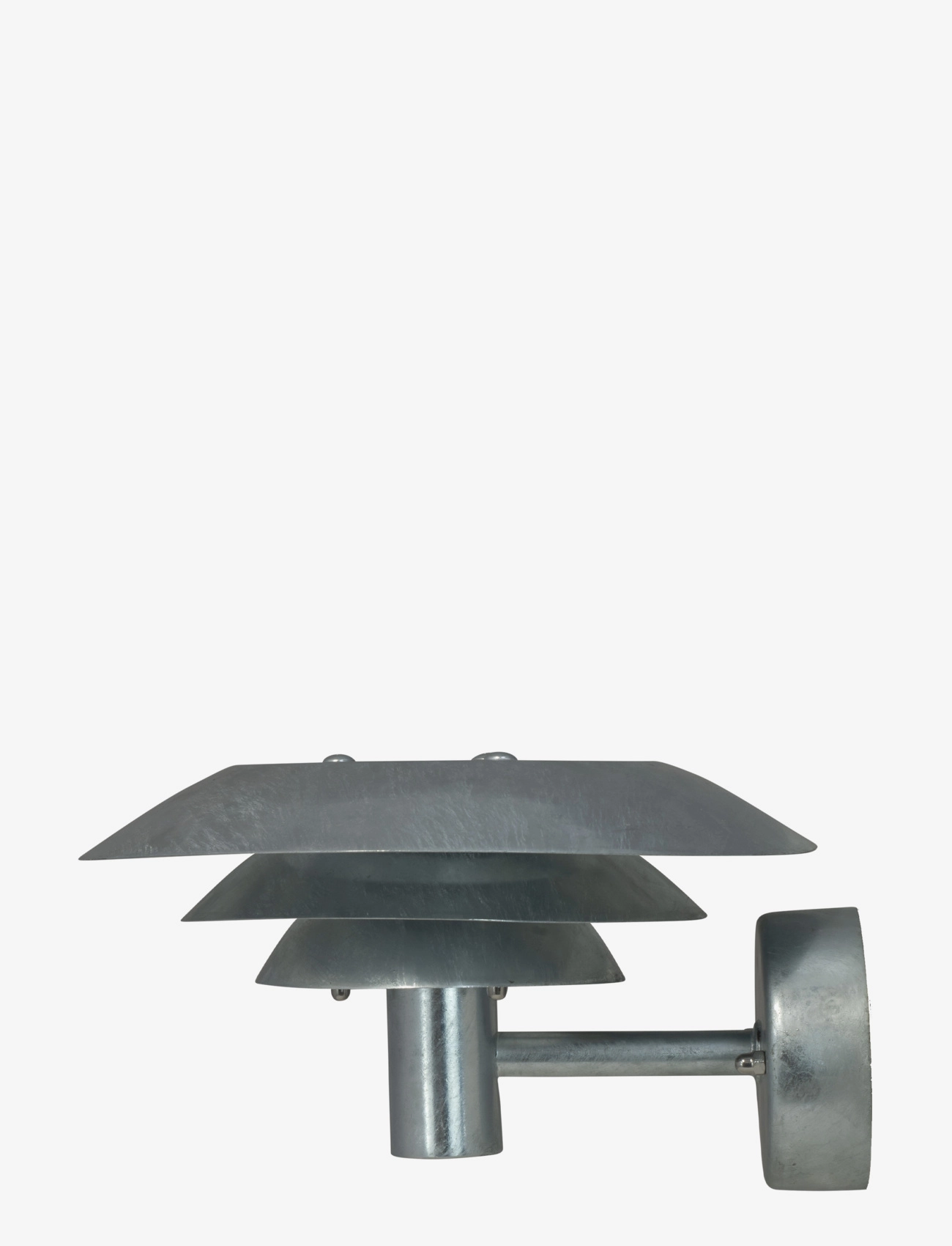 DYBERG LARSEN Dl25 Galvaniseret Væglampe Udendørs Silber - Ø 25 CM - Unisex