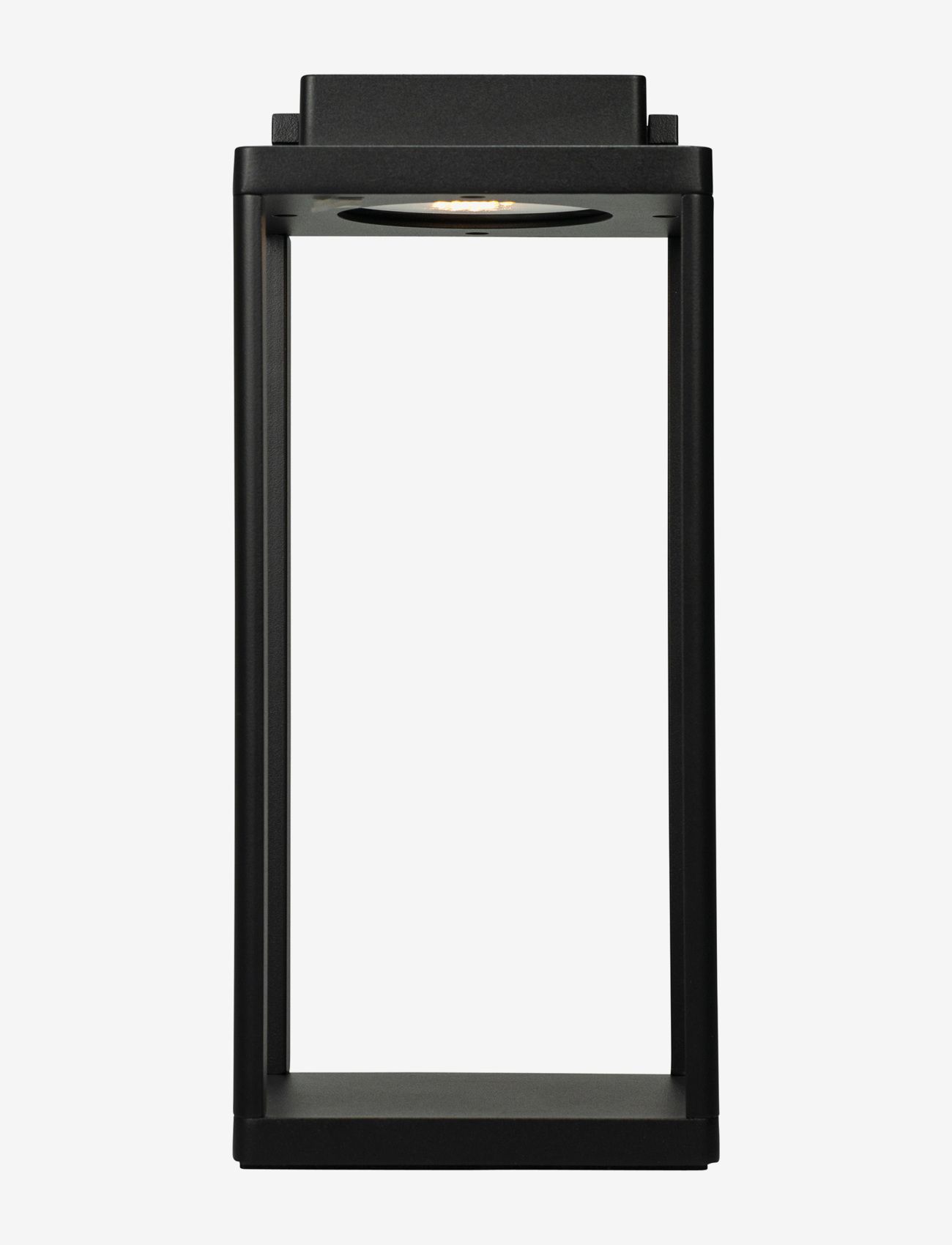 Dyberg Larsen Lanterne med LED lys - opladelig - Udendørsbelysning - BLACK / black